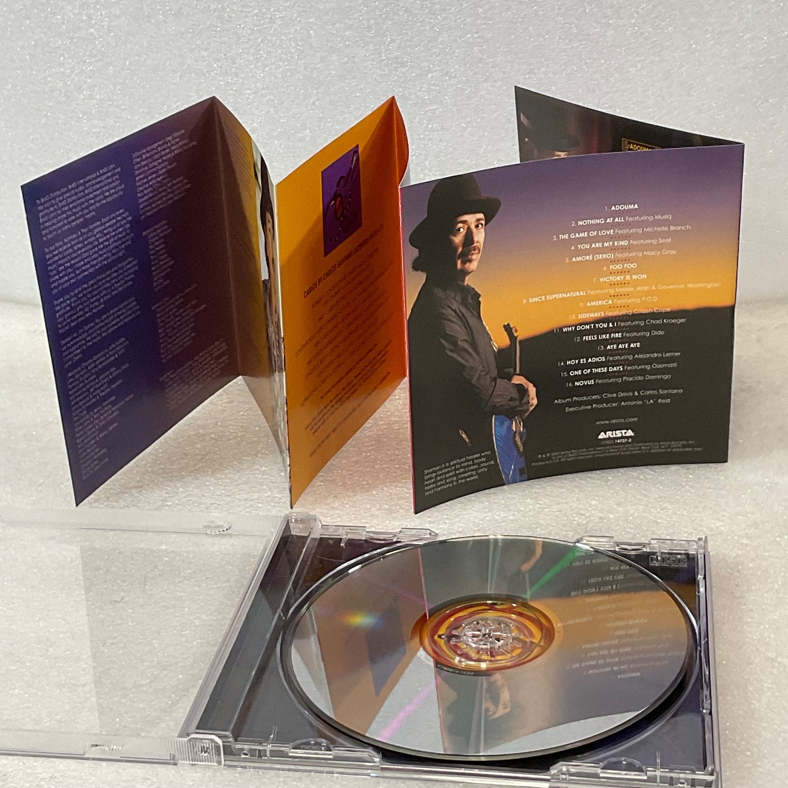 Santana Shaman CD 2002 Arista Latin Rock Pop Collaborations - Image 18