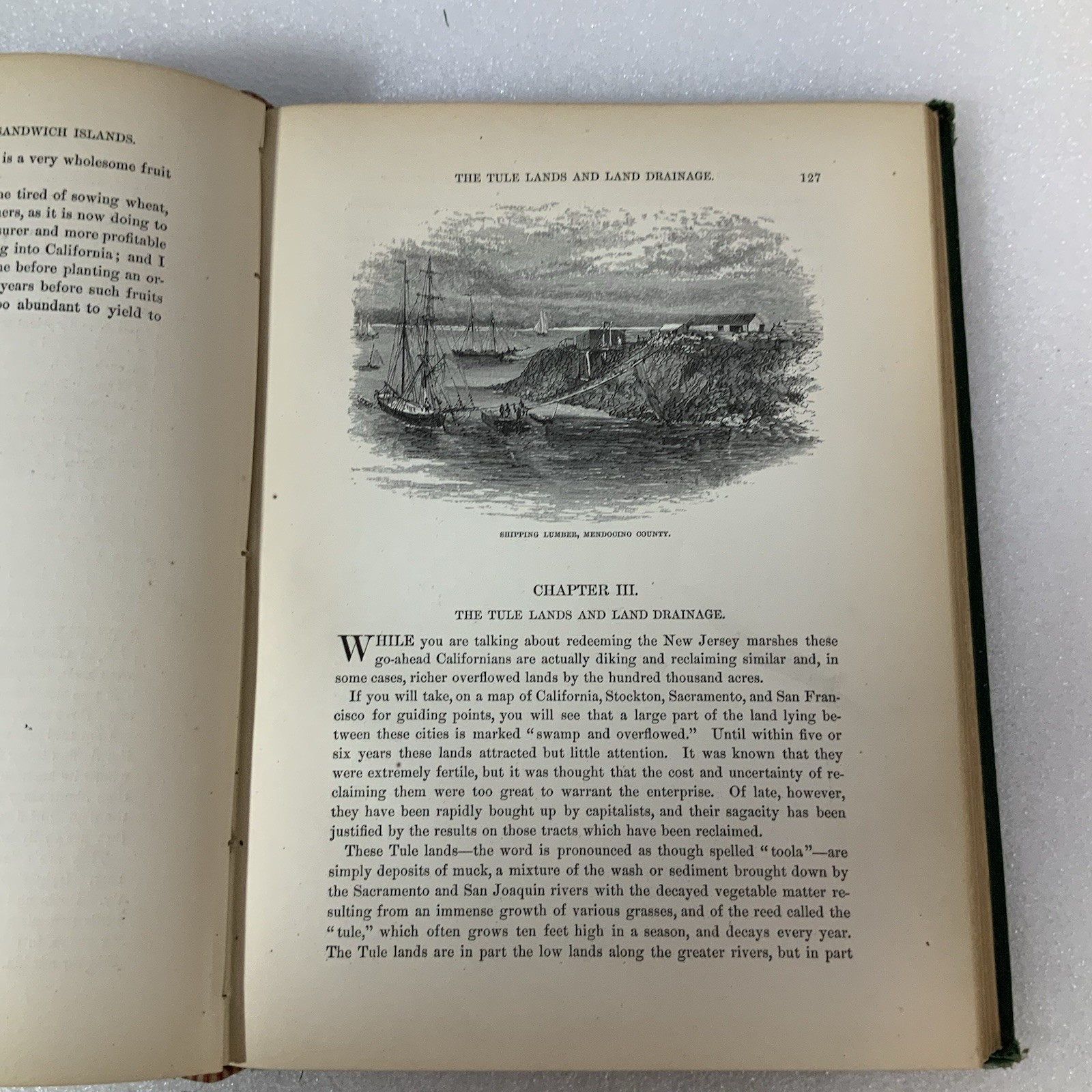 Northern California Oregon & Sandwich Islands 1874 HC Book Nordhoff - Image 22