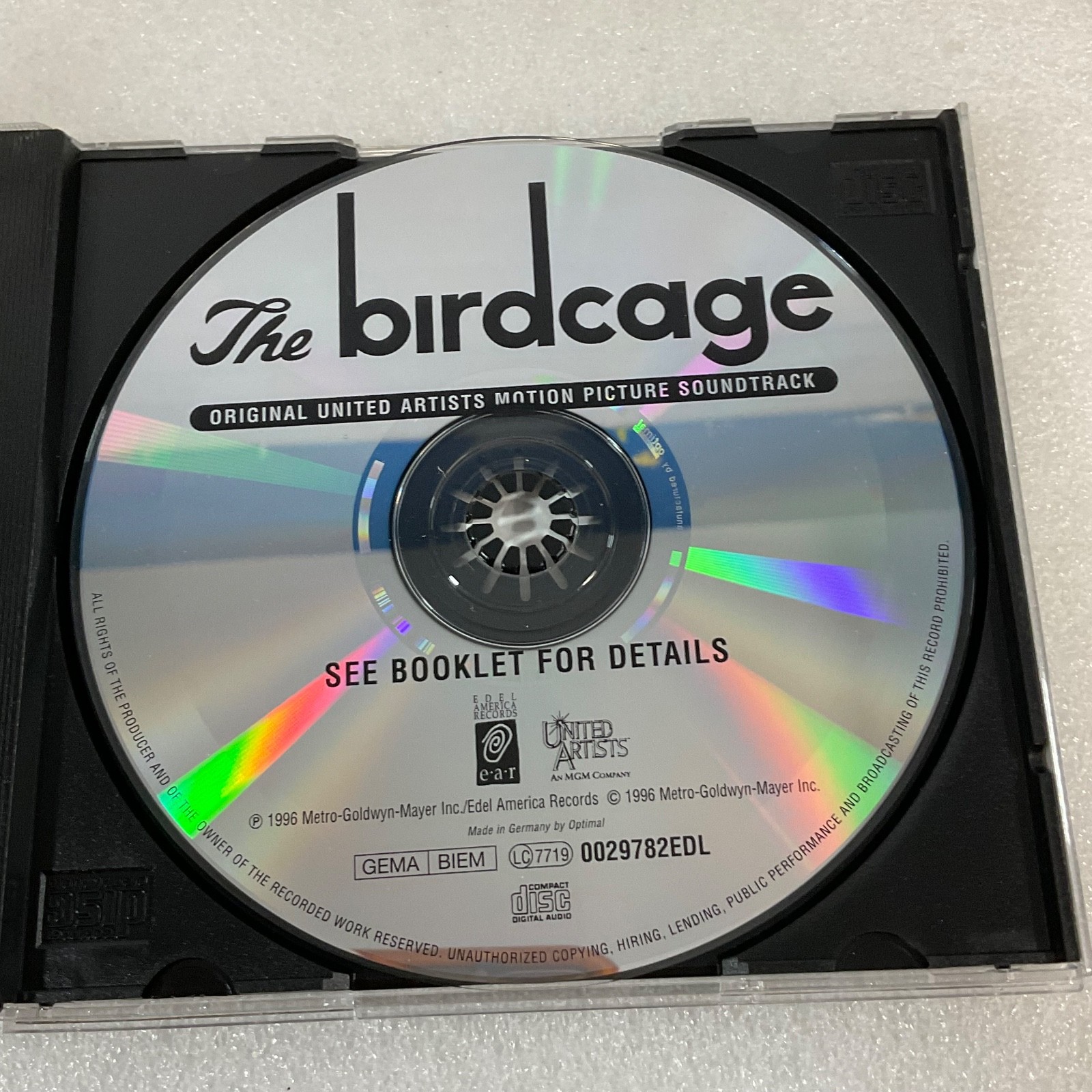 The Birdcage Original Motion Picture Soundtrack CD 1996 United Artists - Image 11