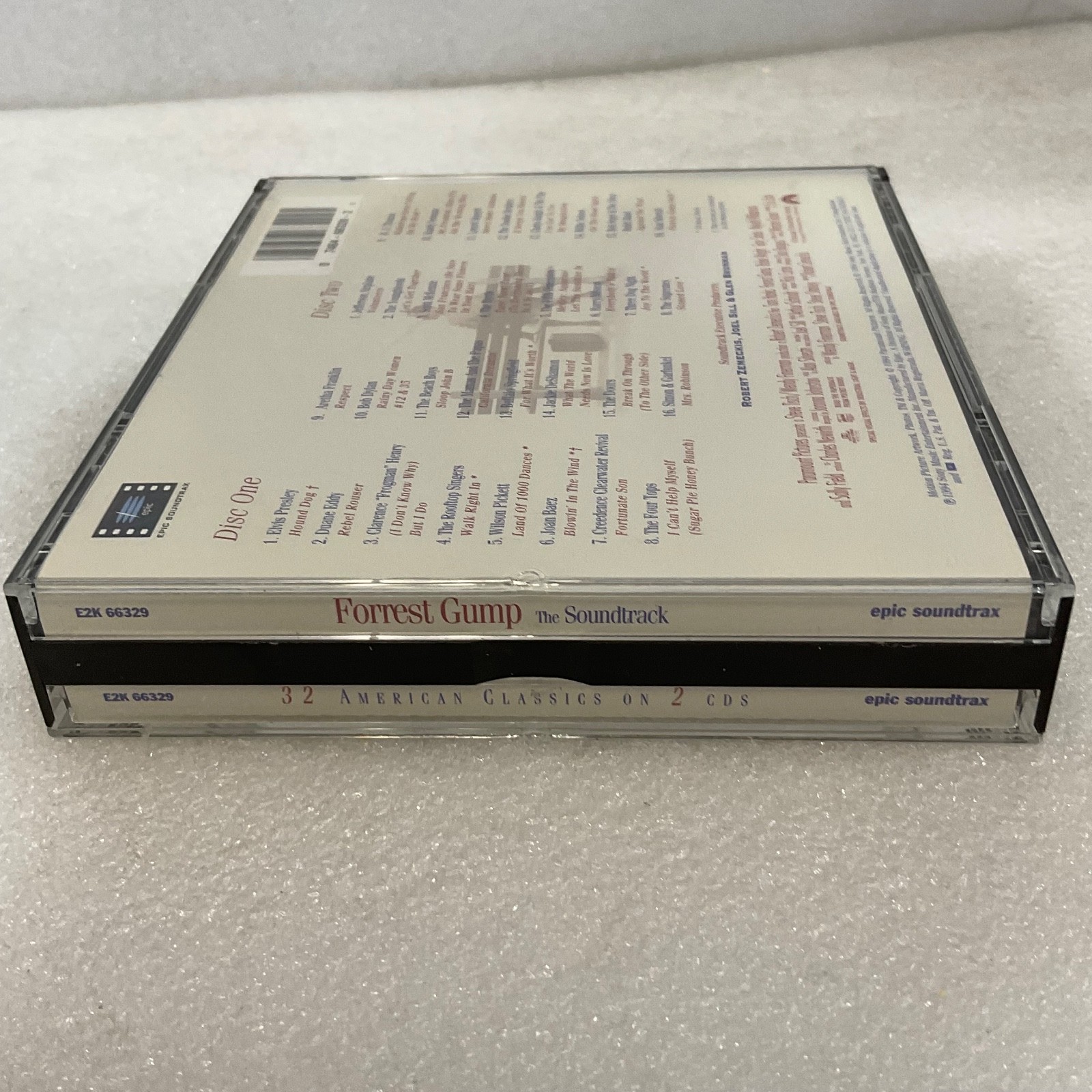 Forrest Gump The Soundtrack 2 CD Set 1994 Epic Soundtrax Classic Film Music - Image 5