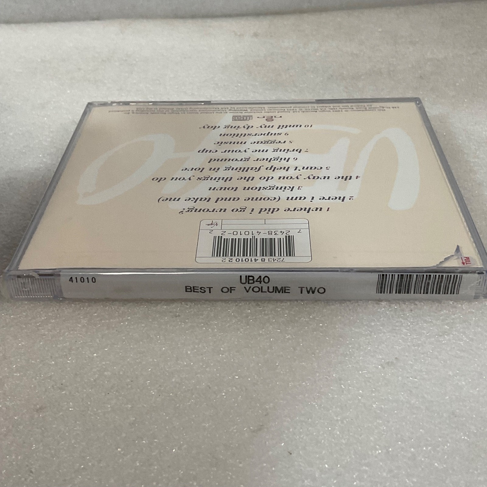 UB40 The Best of Volume Two CD 1995 Virgin Records Reggae Pop Compilation - Image 9