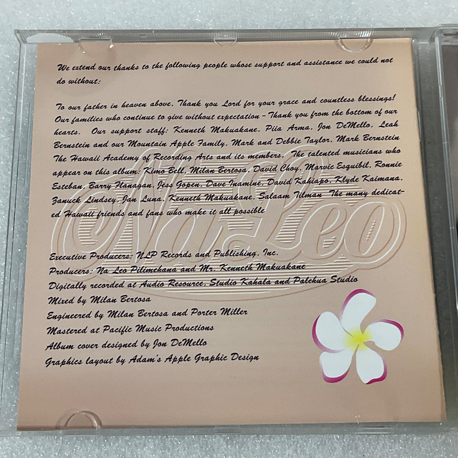 Na Leo Self Titled CD Contemporary Hawaiian Music NLPCD 3008 - Image 13