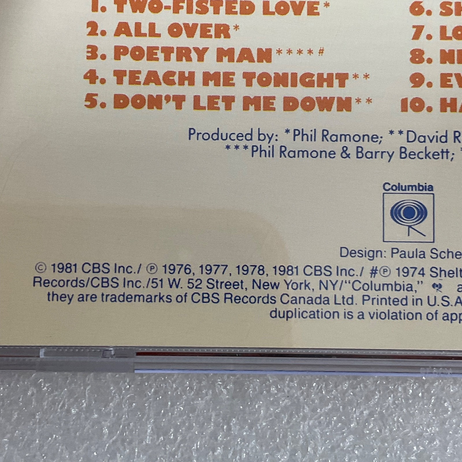 Phoebe Snow The Best of CD Columbia CK 37091 Soul Jazz Compilation - Image 14