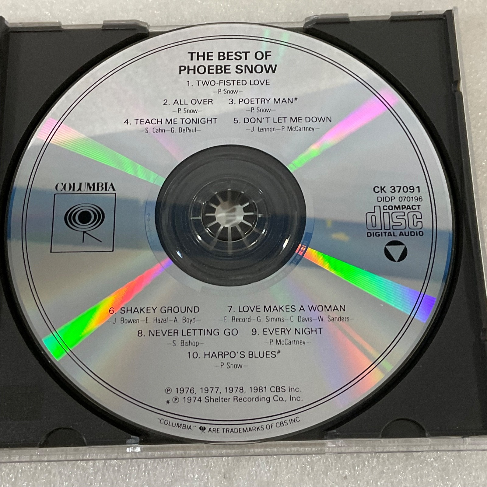 Phoebe Snow The Best of CD Columbia CK 37091 Soul Jazz Compilation - Image 17