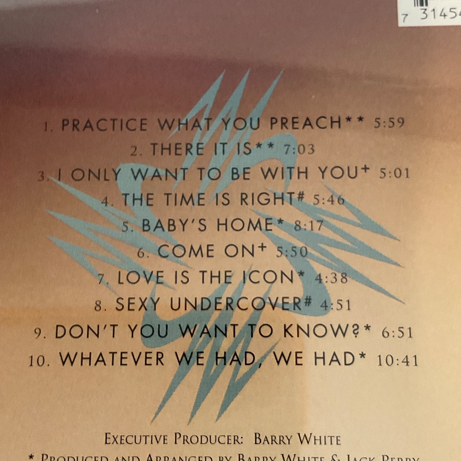 Barry White The Icon Is Love CD 1994 A&M Records Soul R&B Album - Image 10