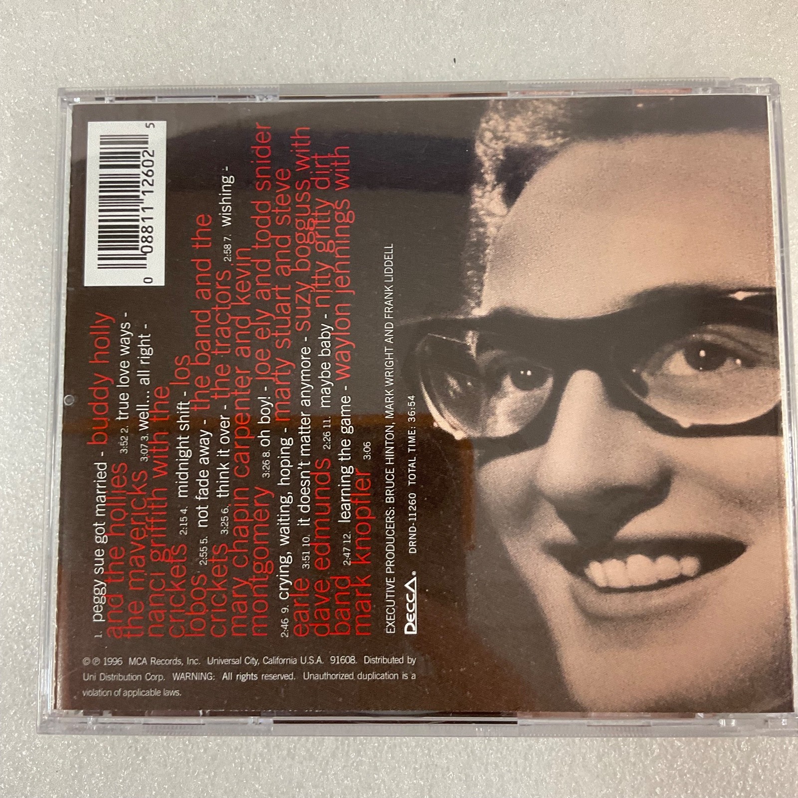 Not Fade Away Remembering Buddy Holly Various Artists CD Compilation Decca - Image 2