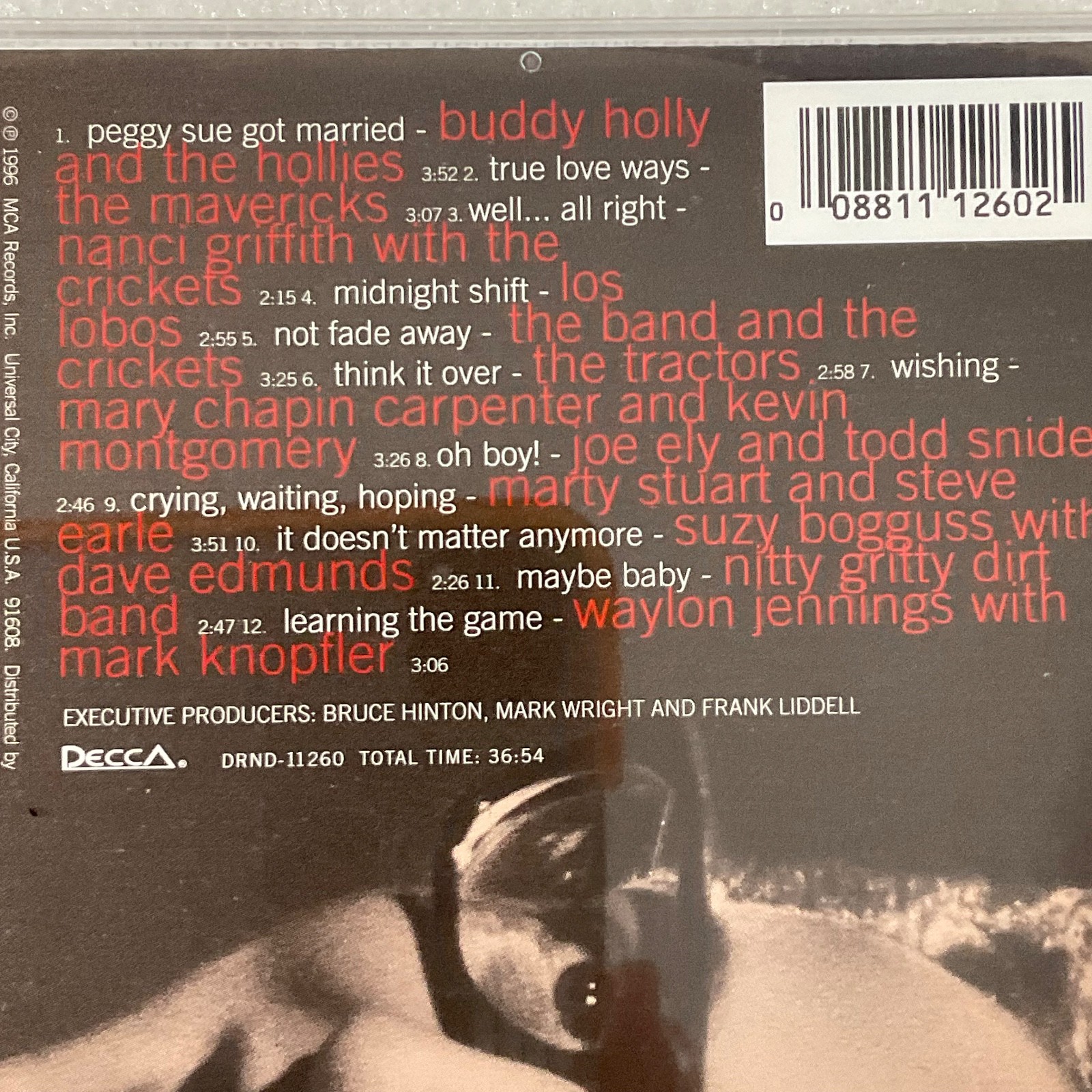 Not Fade Away Remembering Buddy Holly Various Artists CD Compilation Decca - Image 12