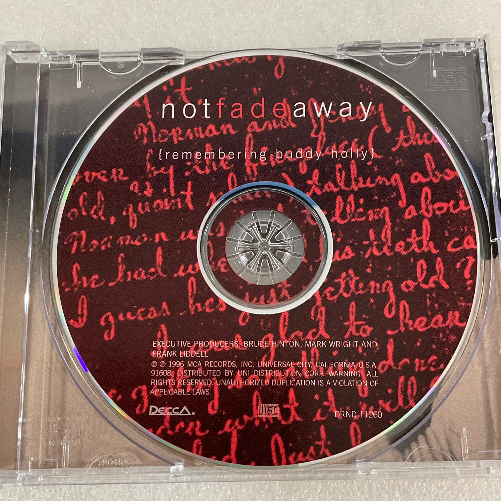 Not Fade Away Remembering Buddy Holly Various Artists CD Compilation Decca - Image 15