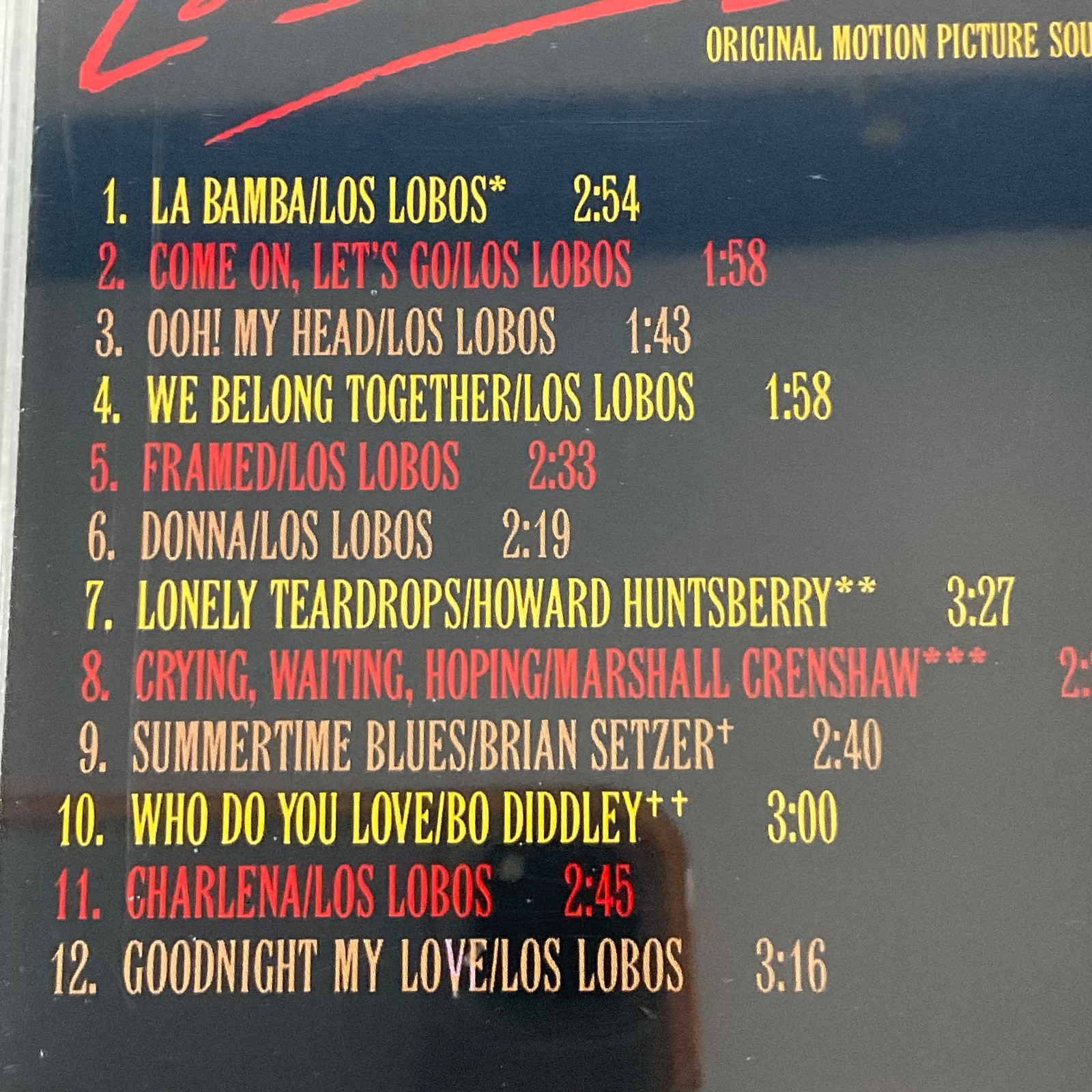 La Bamba Original Motion Picture Soundtrack CD Los Lobos & Various Artists - Image 11