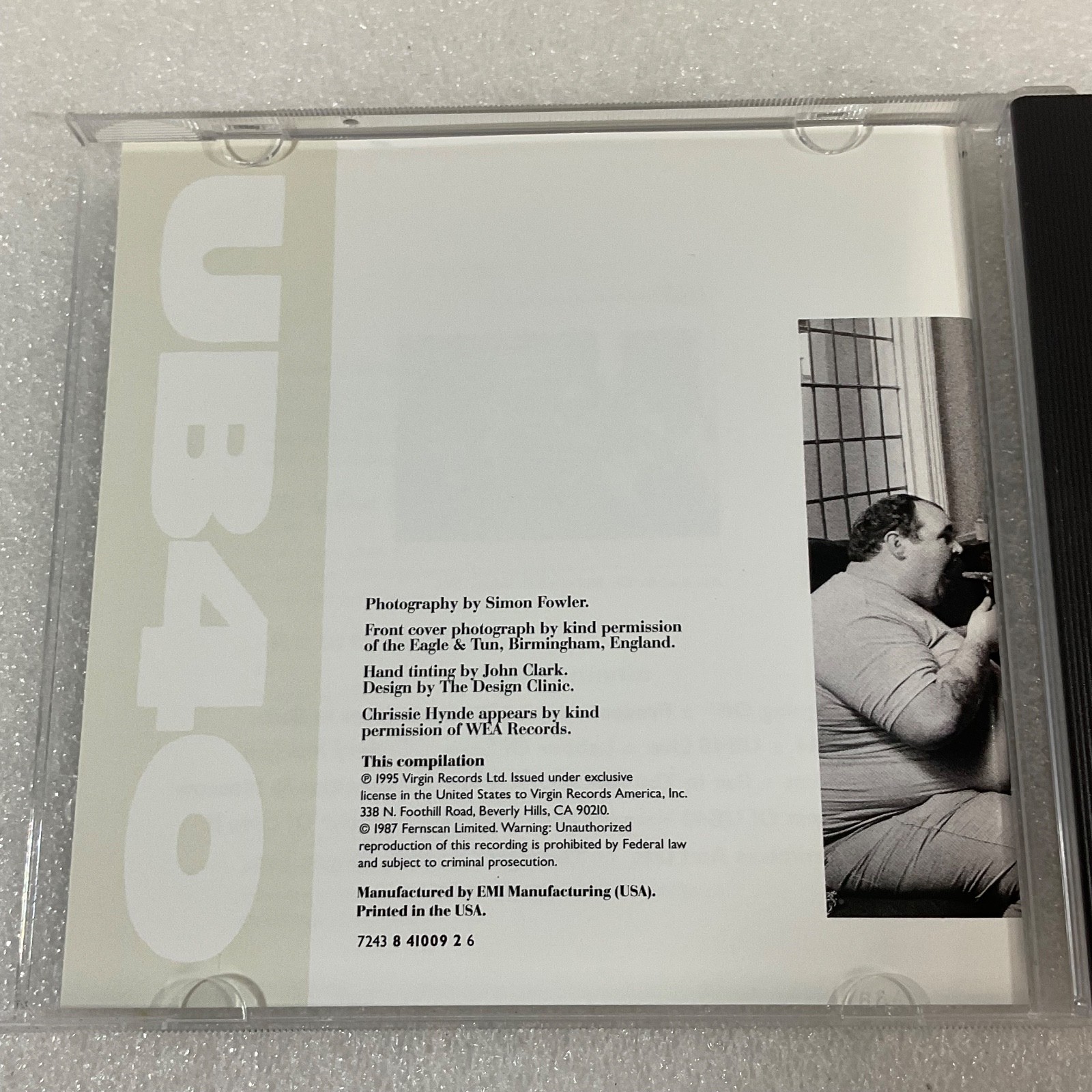 The Best of UB40 Volume One CD Virgin Records Reggae Pop Compilation - Image 13