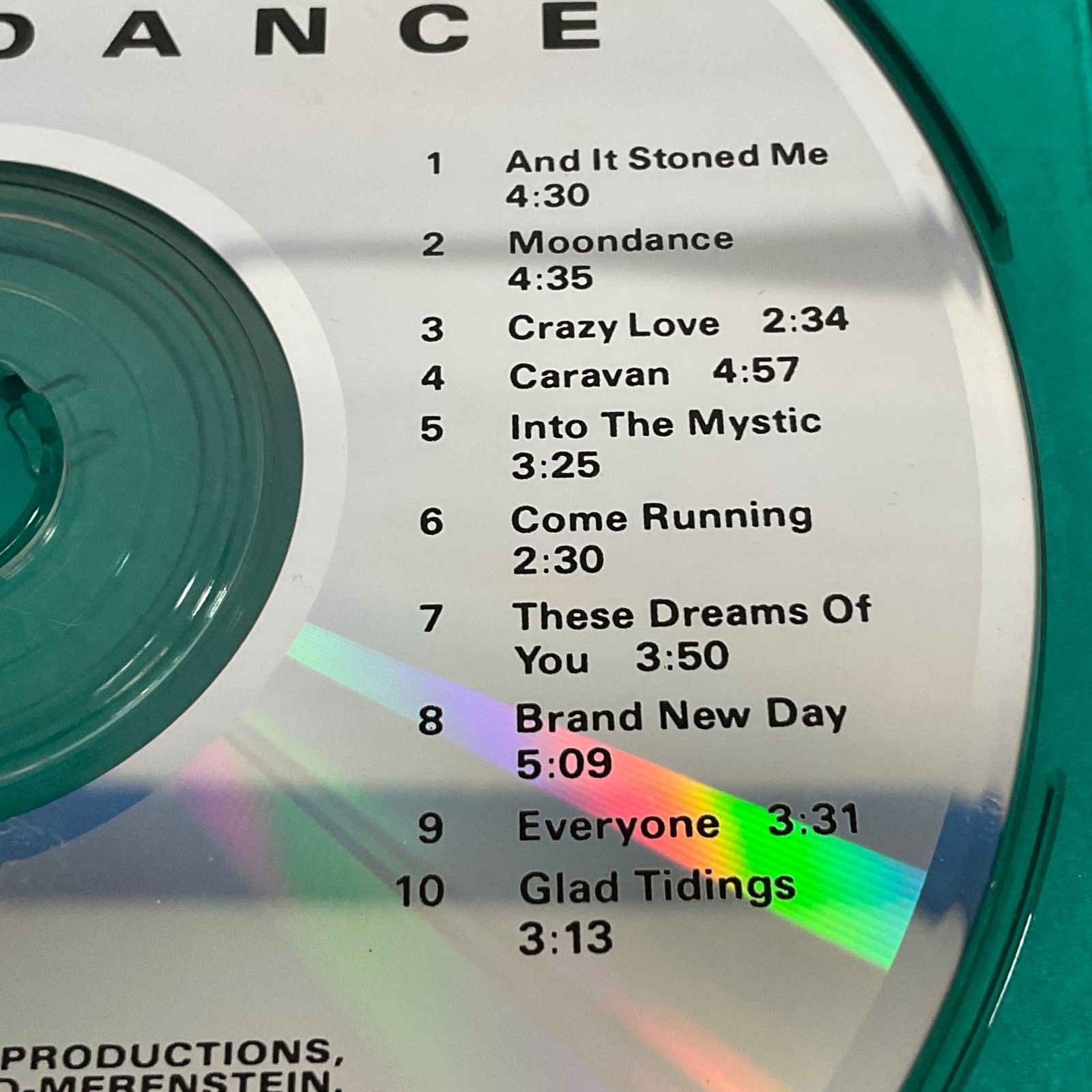 Van Morrison Moondance CD Album Warner Records Rock Soul Classic - Image 3