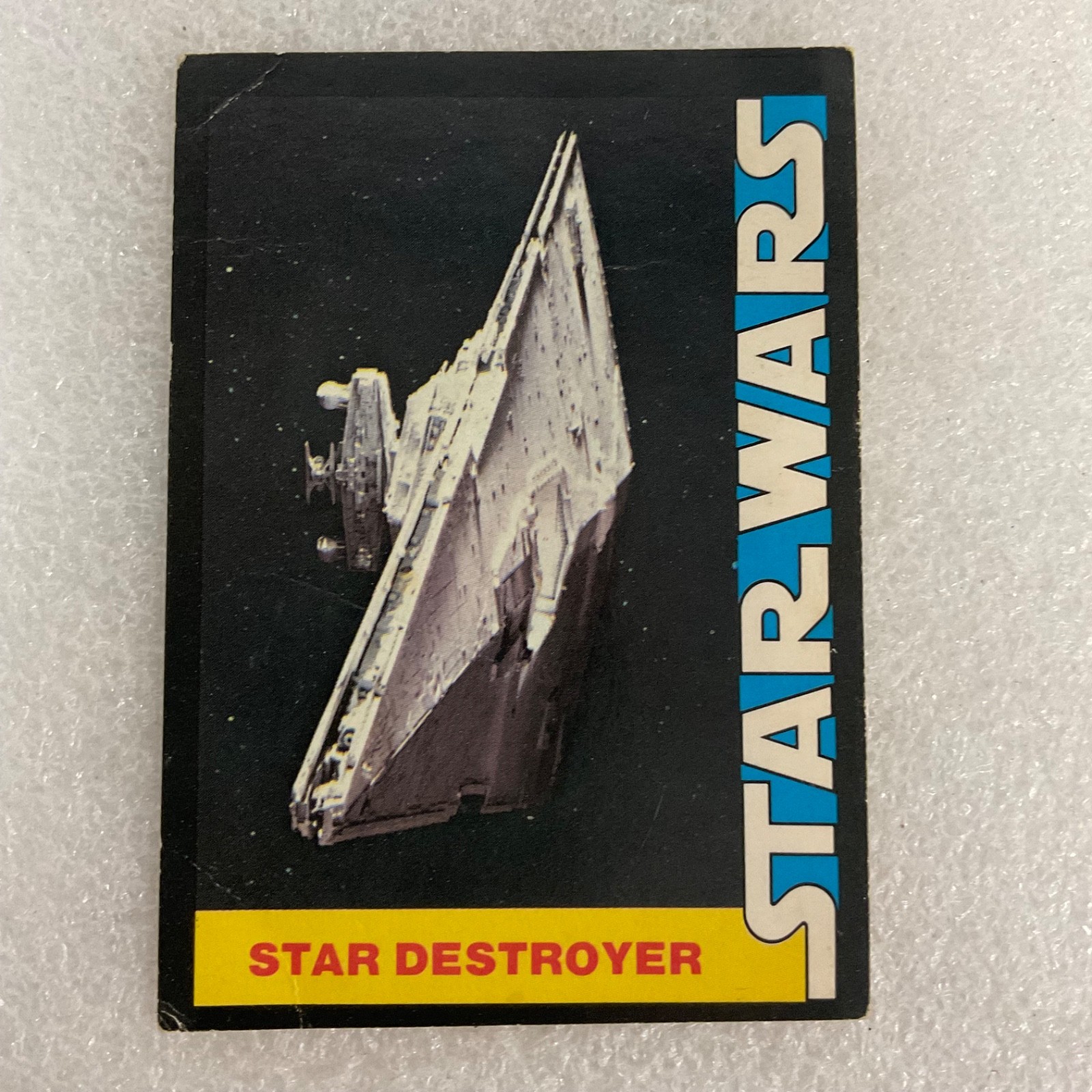 1977 Star Wars Wonder Bread Star Destroyer Card #14 - Image 1