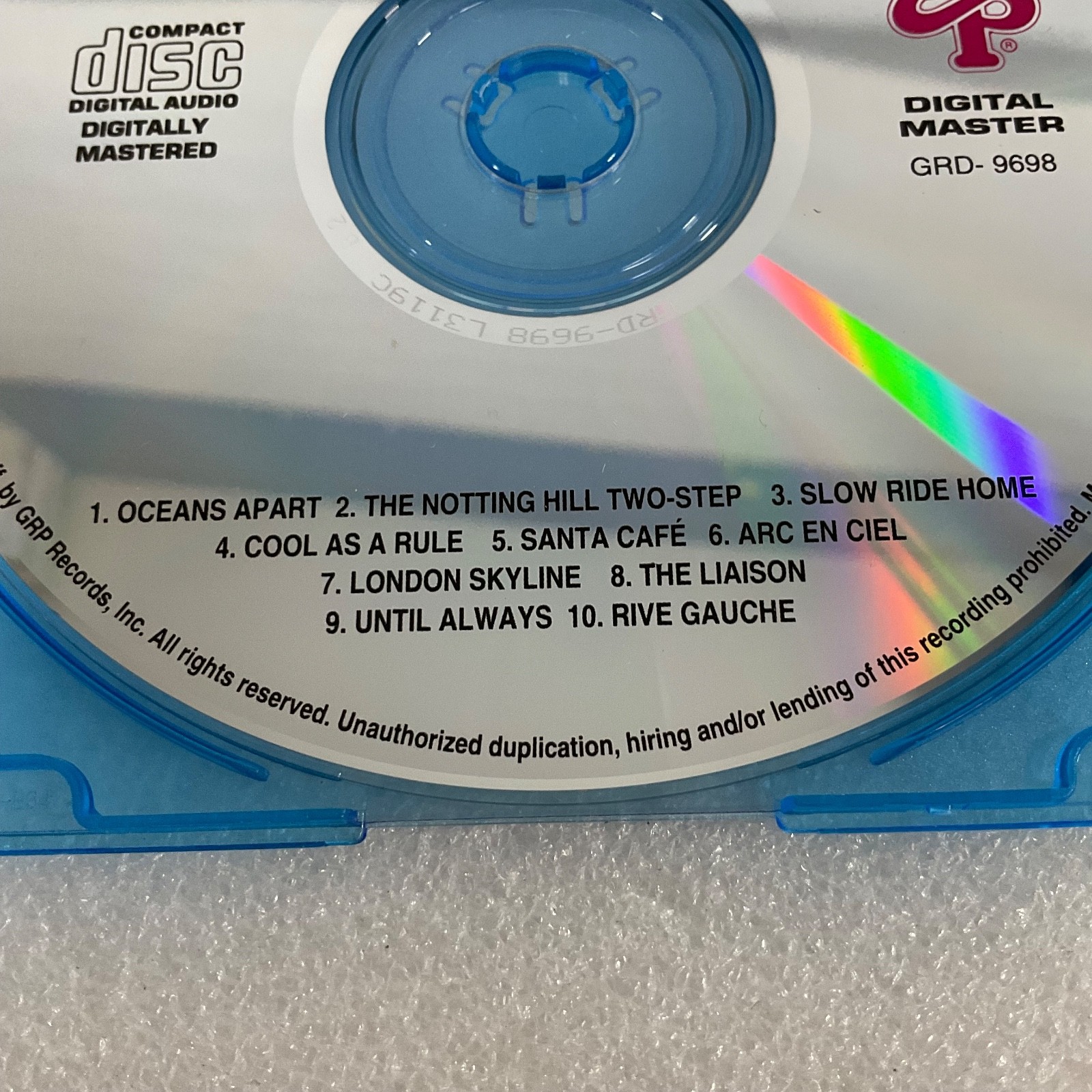 Acoustic Alchemy The New Edge CD GRP Records GRD-9698 Smooth Jazz Disk Only - Image 5