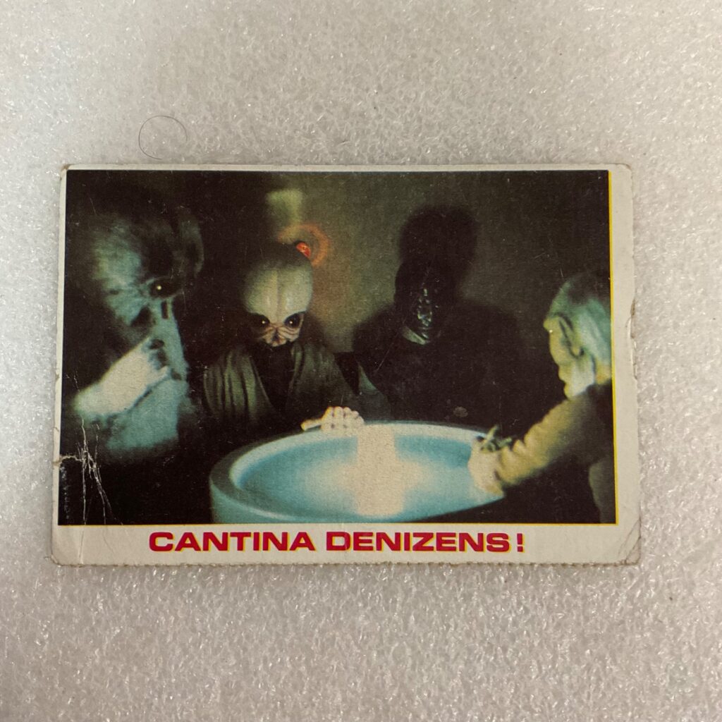 Star Wars 1977 Cantina Denizens Burger King Trading Card - Image 1