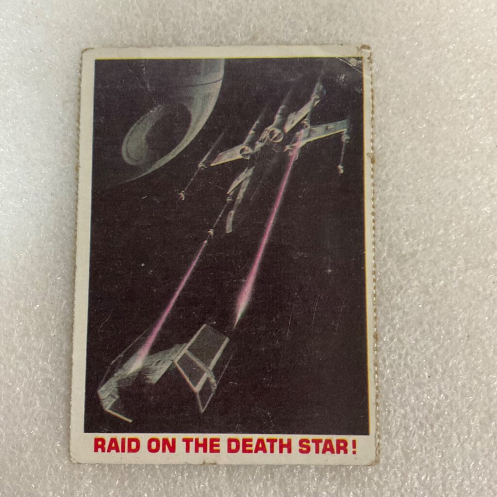 Star Wars 1977 Raid On The Death Star! Burger King Trading Card - Image 1