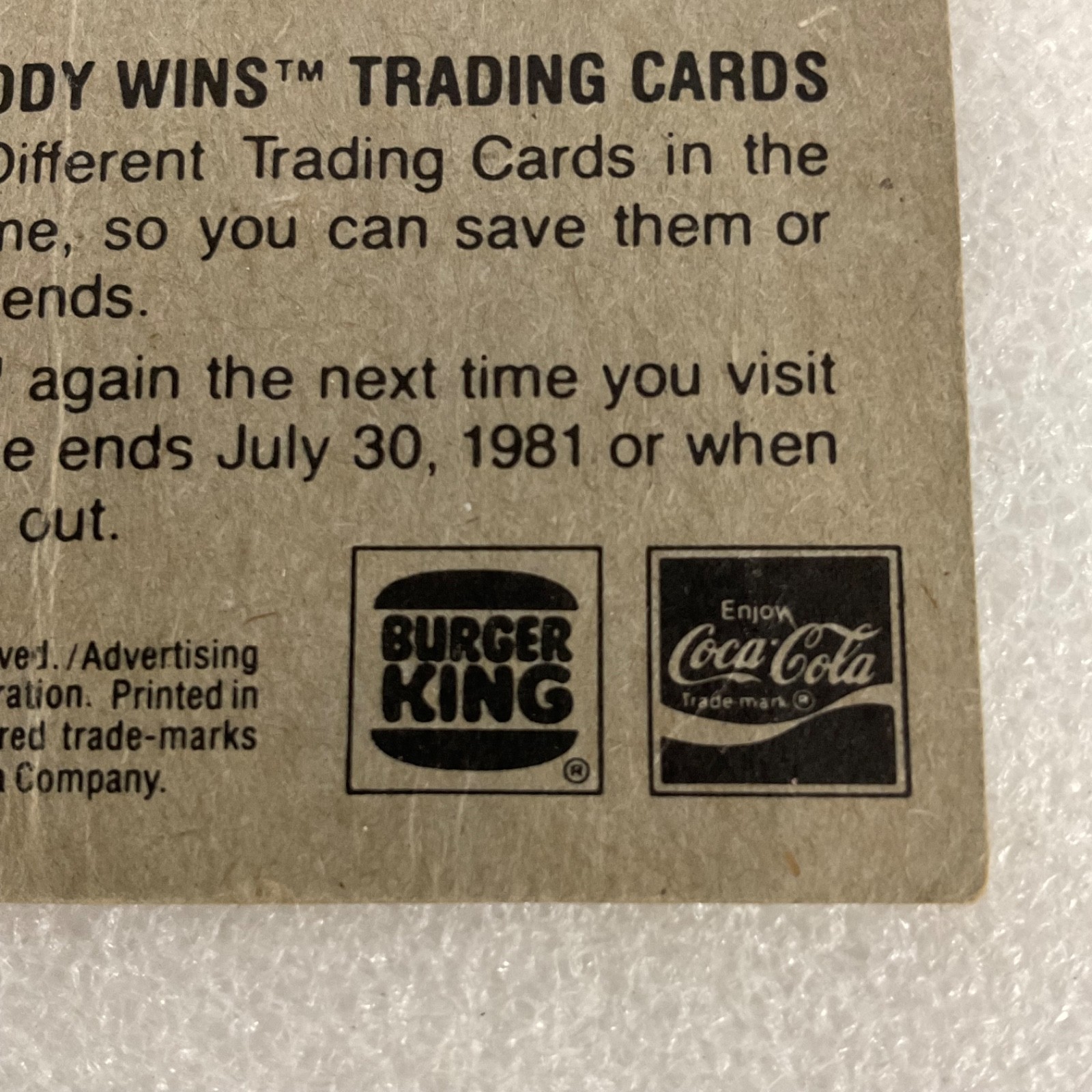 Star Wars 1977 Search For The Droids Burger King Trading Card - Image 9