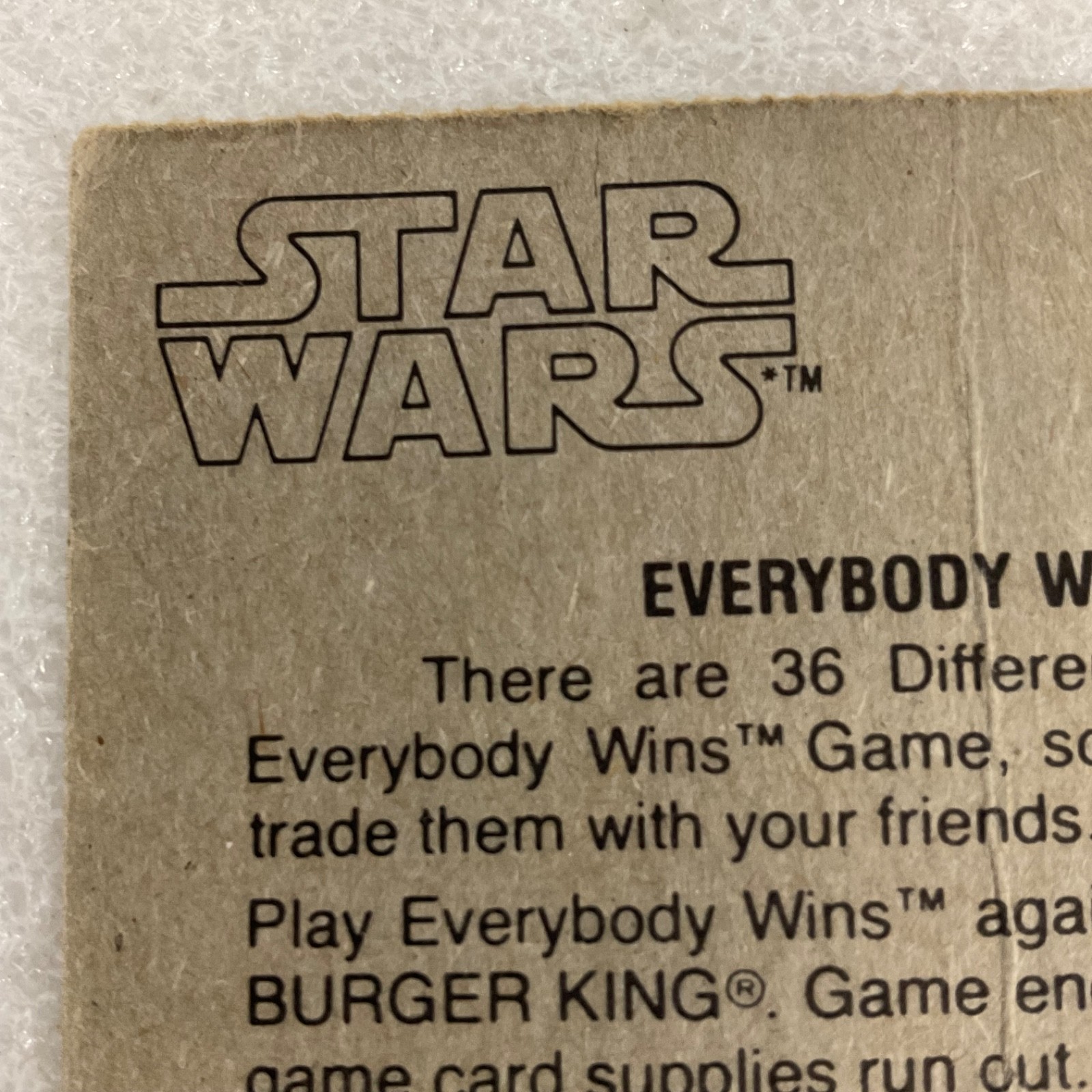 Star Wars 1977 Search For The Droids Burger King Trading Card - Image 7