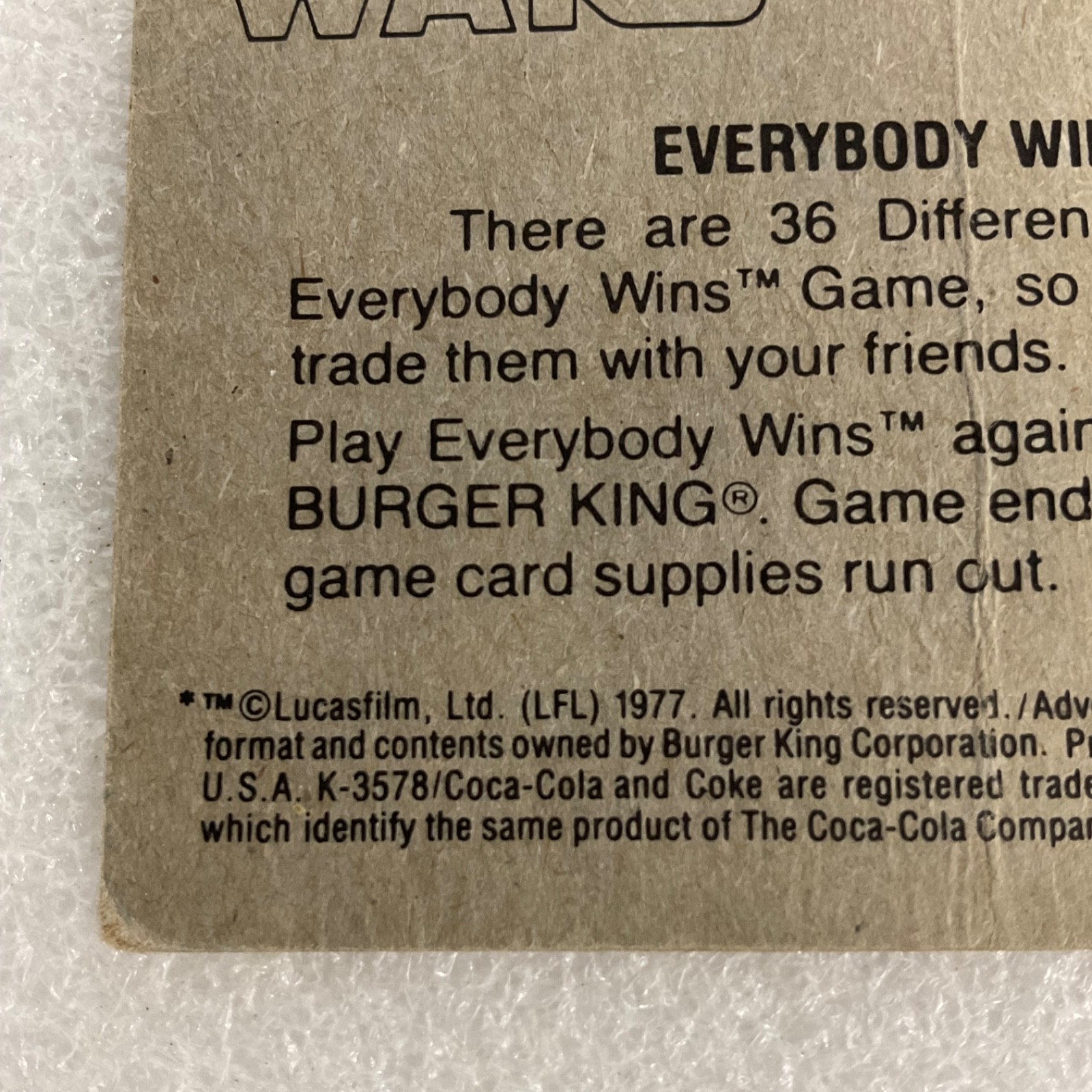 Star Wars 1977 Search For The Droids Burger King Trading Card - Image 10