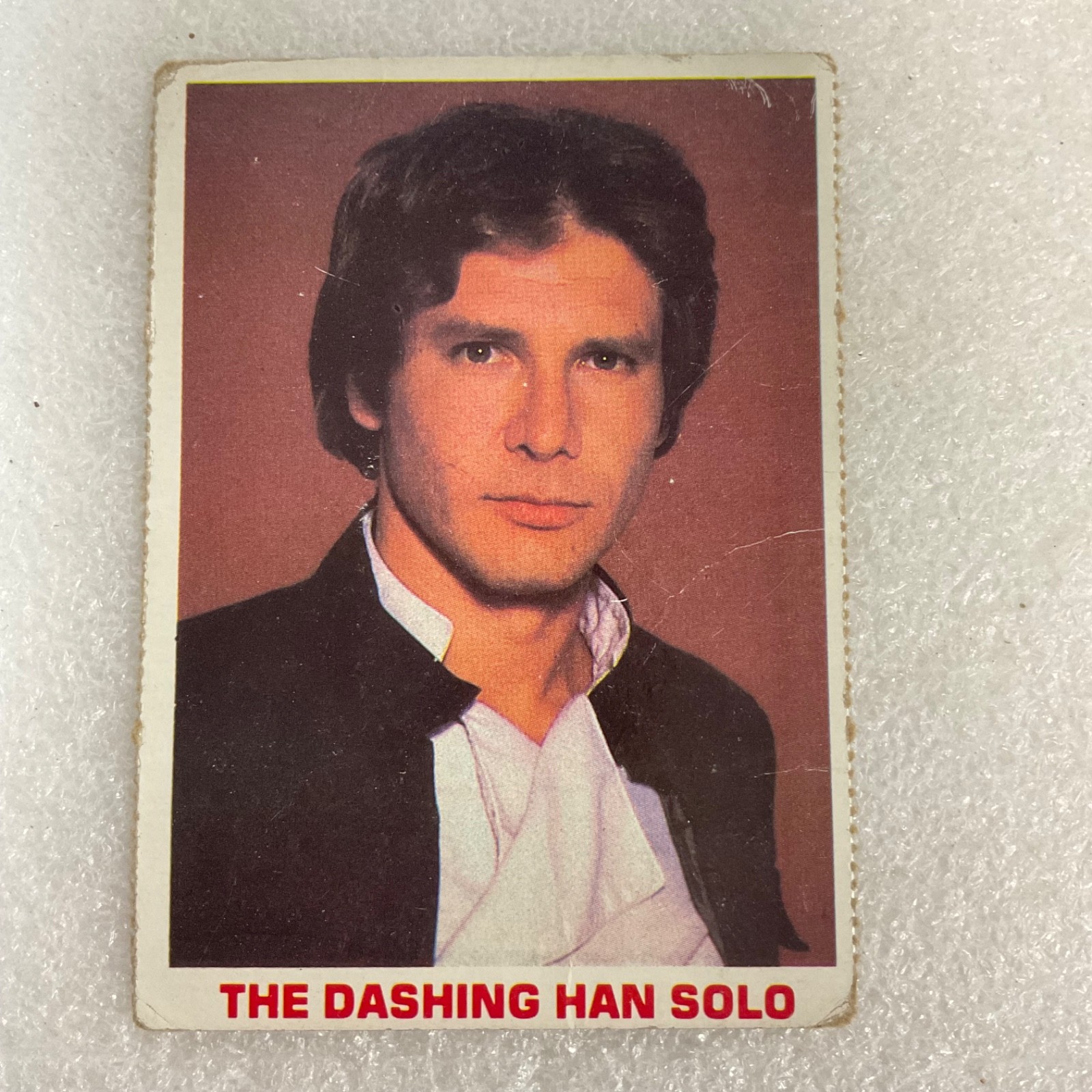 Star Wars 1980 Empire Strikes Back Dashing Han Solo Burger King Card - Image 1