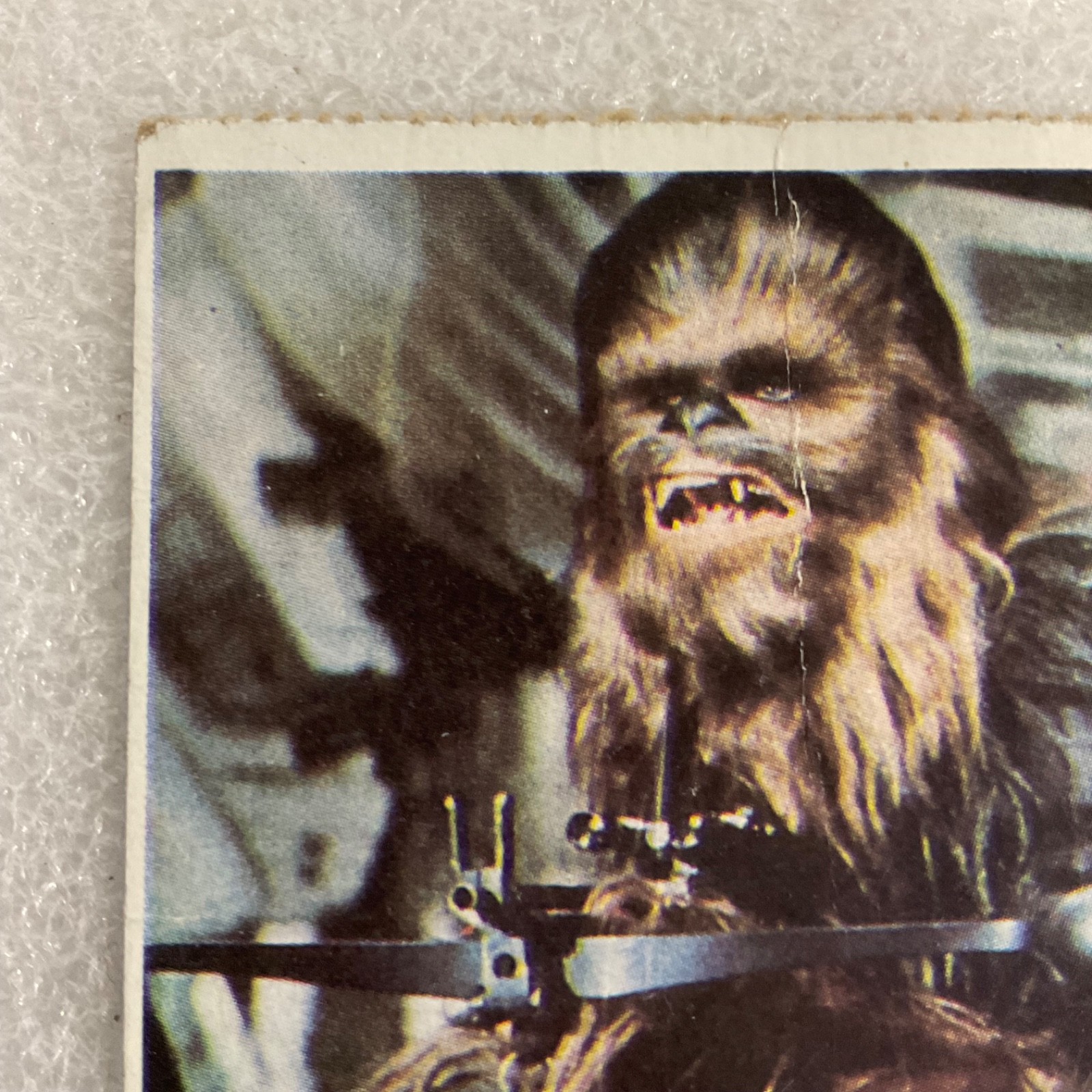 Star Wars 1981 Han and Chewie Mean Business Trading Card - Image 3