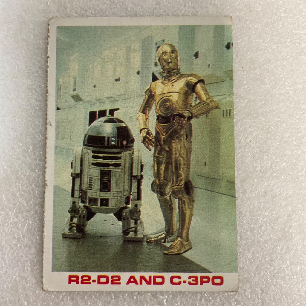 Star Wars 1981 Burger King Everybody Wins R2-D2 and C-3PO Card - Image 1