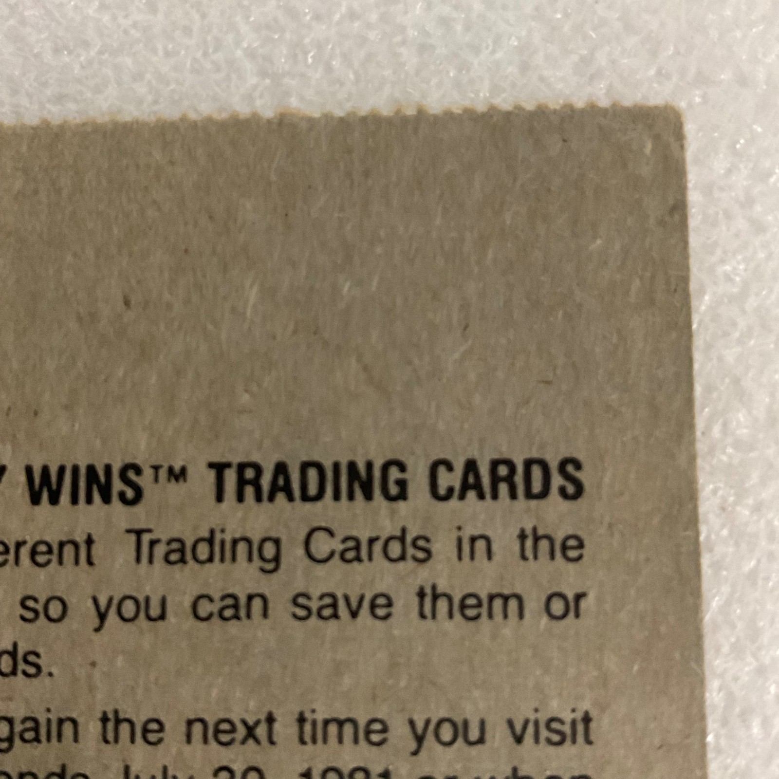 Star Wars 1981 Burger King Everybody Wins R2-D2 and C-3PO Card - Image 8