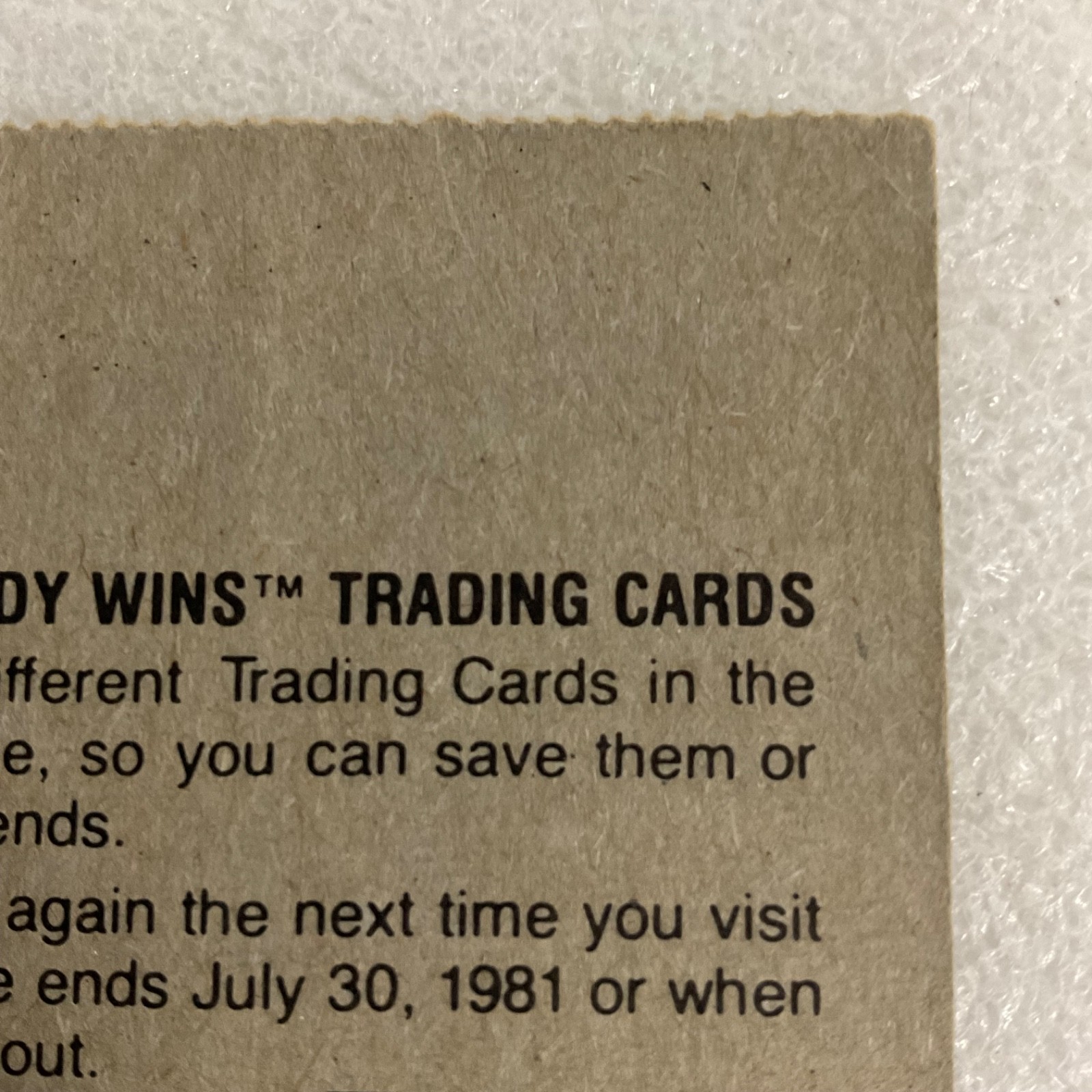 Star Wars 1981 Han and Chewie Mean Business Trading Card - Image 8