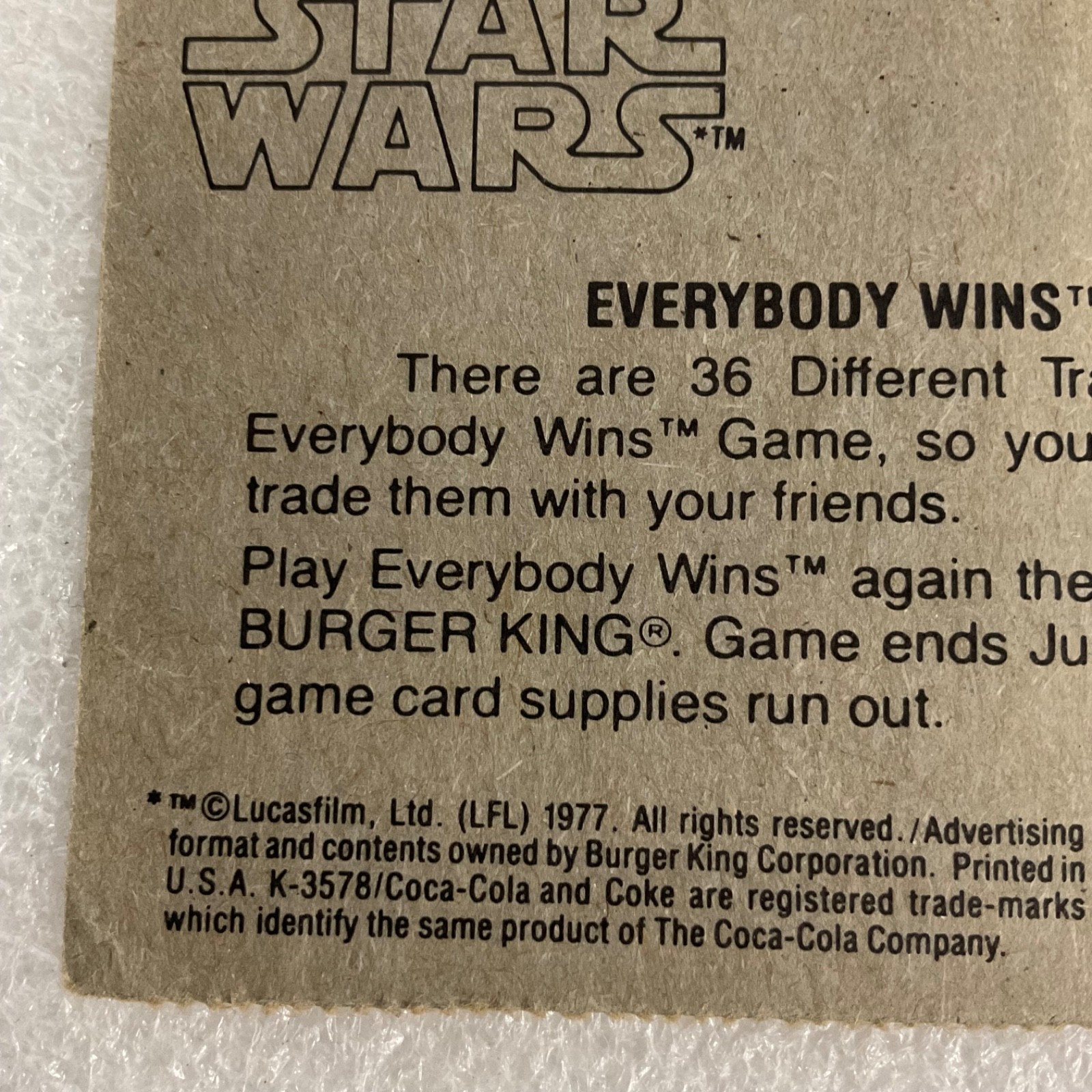 Star Wars 1981 Han and Chewie Mean Business Trading Card - Image 10