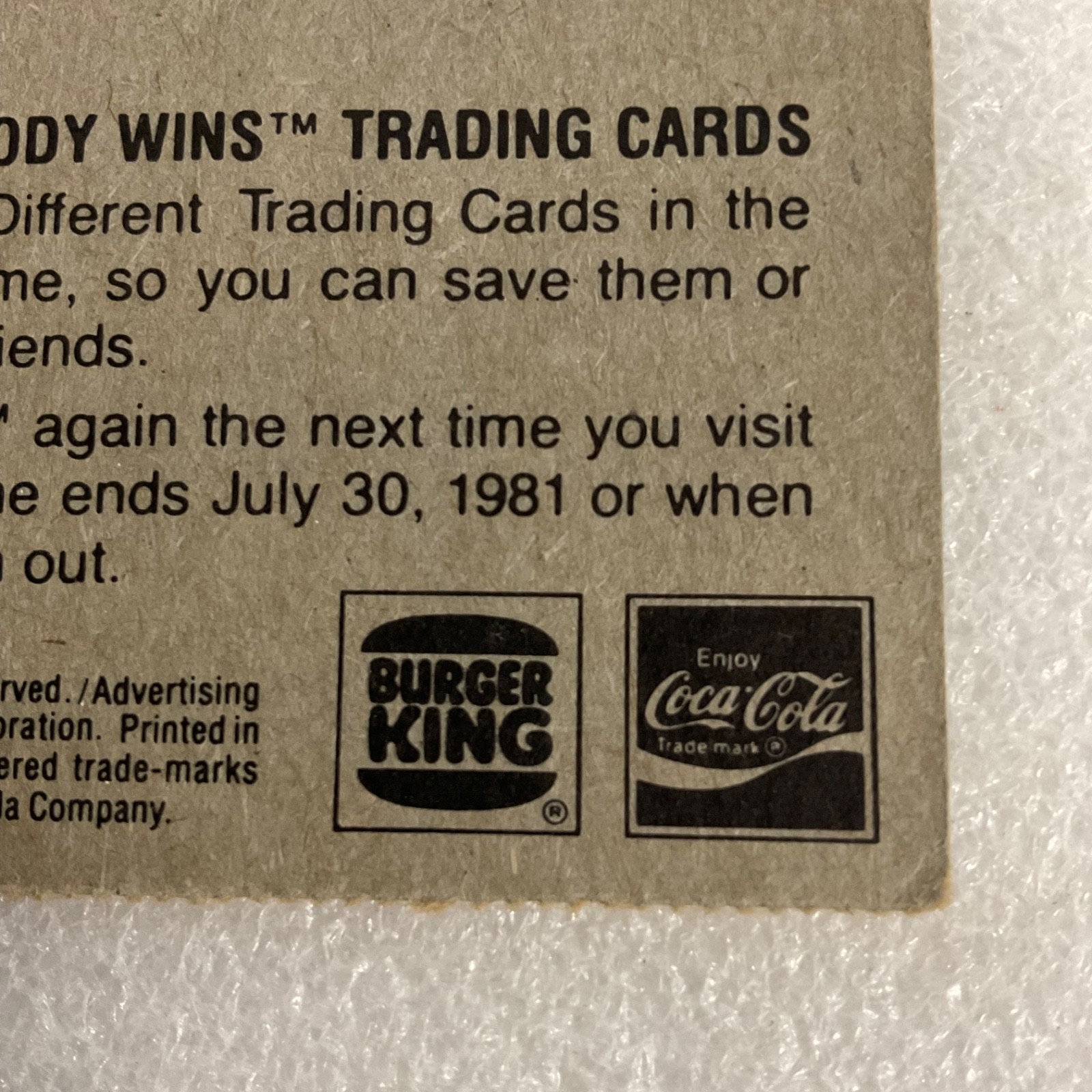 Star Wars 1981 Han and Chewie Mean Business Trading Card - Image 9