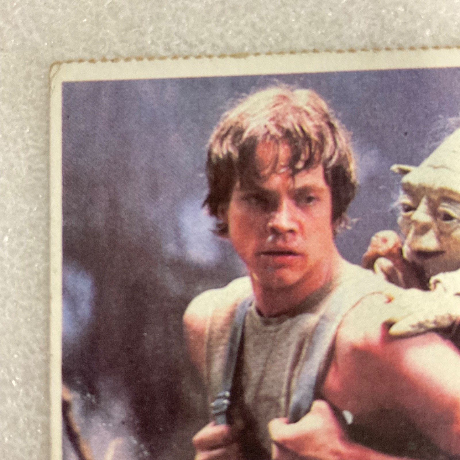 Star Wars 1980 Empire Strikes Back Luke Instructed By Yoda Card - Image 2