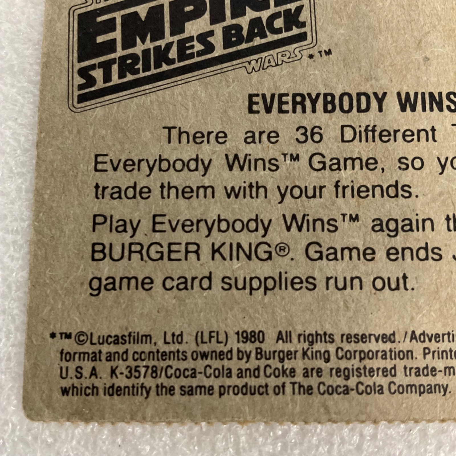 Star Wars 1980 Empire Strikes Back Seduced By The Dark Side Trading Card - Image 10