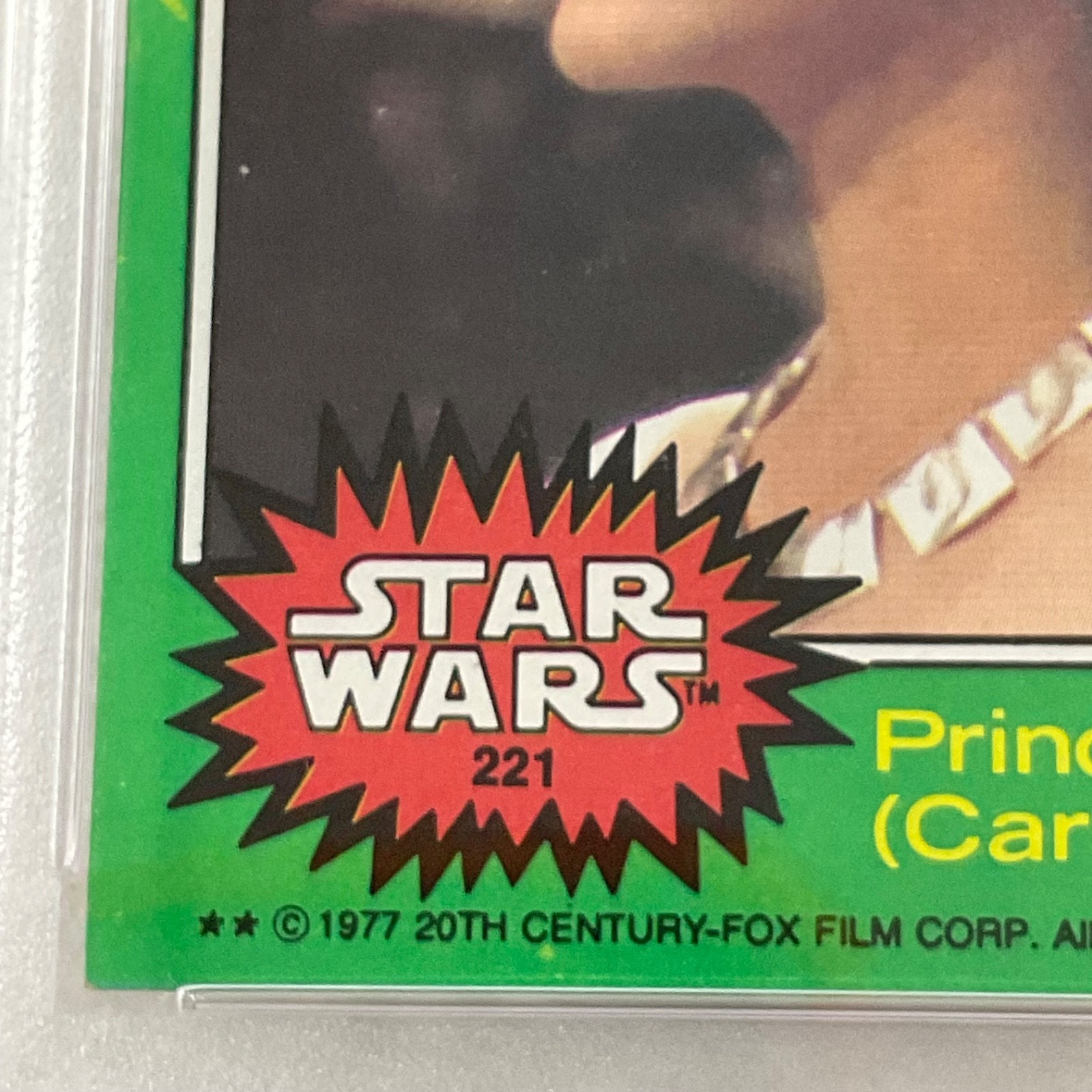 1977 Star Wars #221 Princess Leia Carrie Fisher PSA 7 CERT#151033784 - Image 11