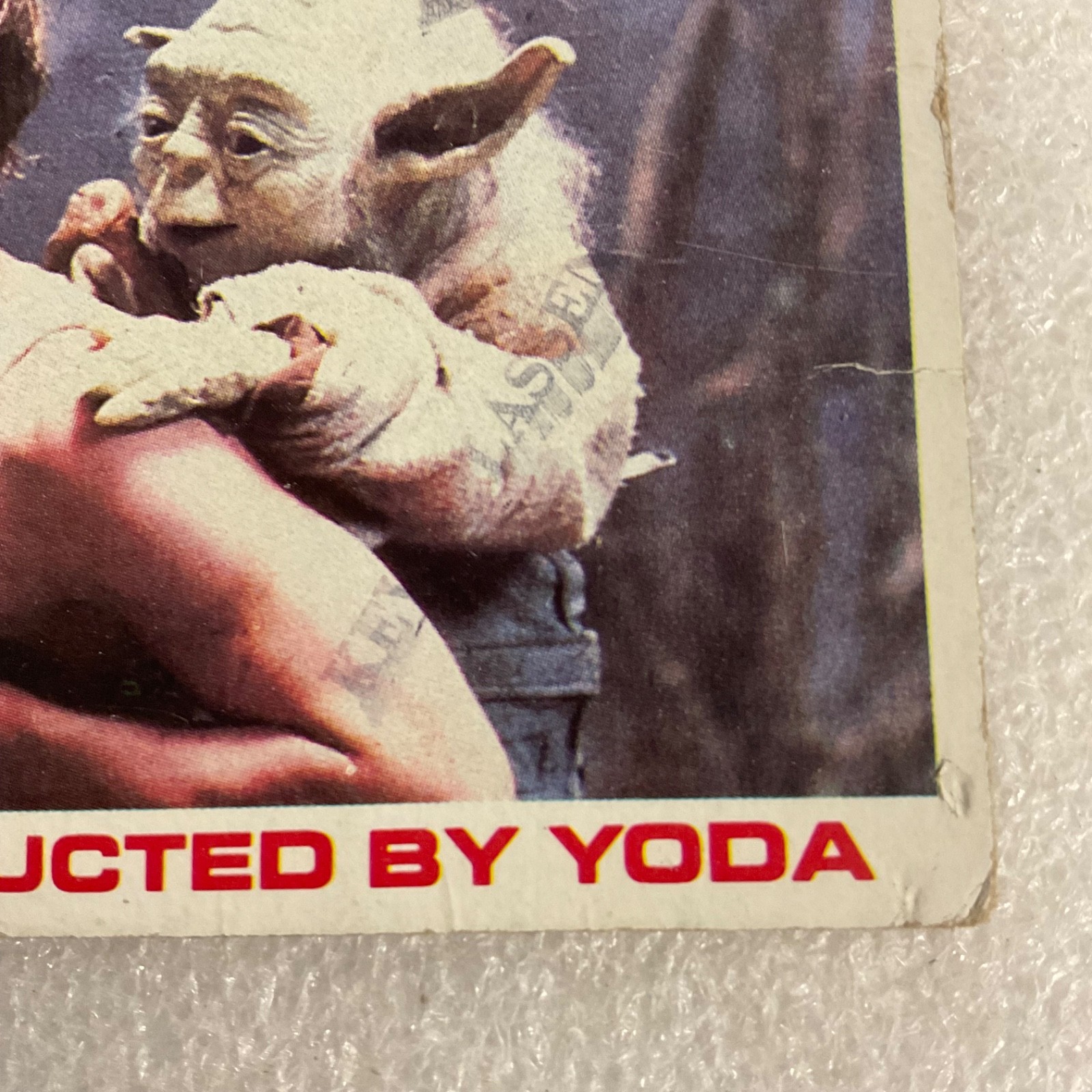 Star Wars 1980 Empire Strikes Back Luke Instructed By Yoda Card - Image 4
