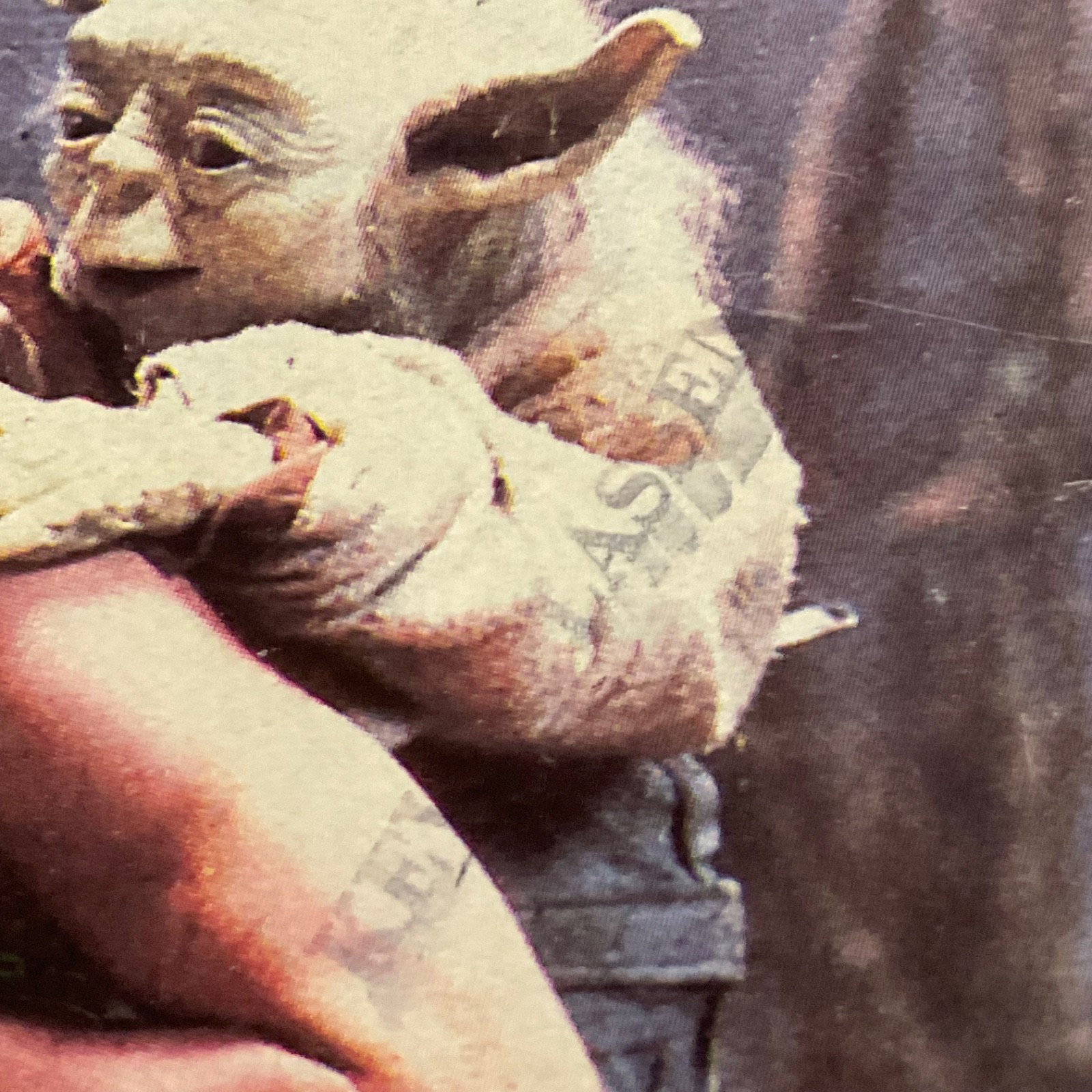 Star Wars 1980 Empire Strikes Back Luke Instructed By Yoda Card - Image 6