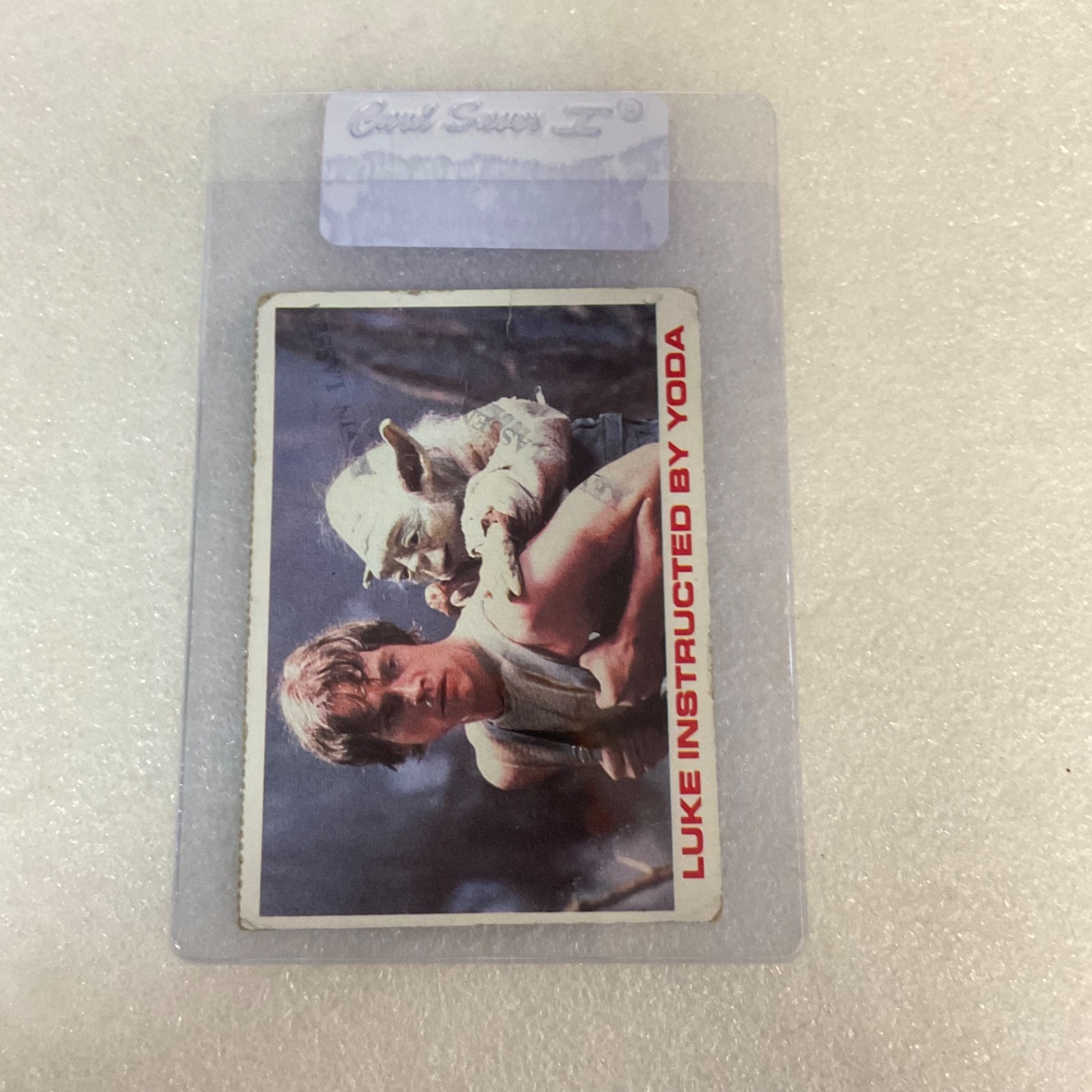 Star Wars 1980 Empire Strikes Back Luke Instructed By Yoda Card - Image 13