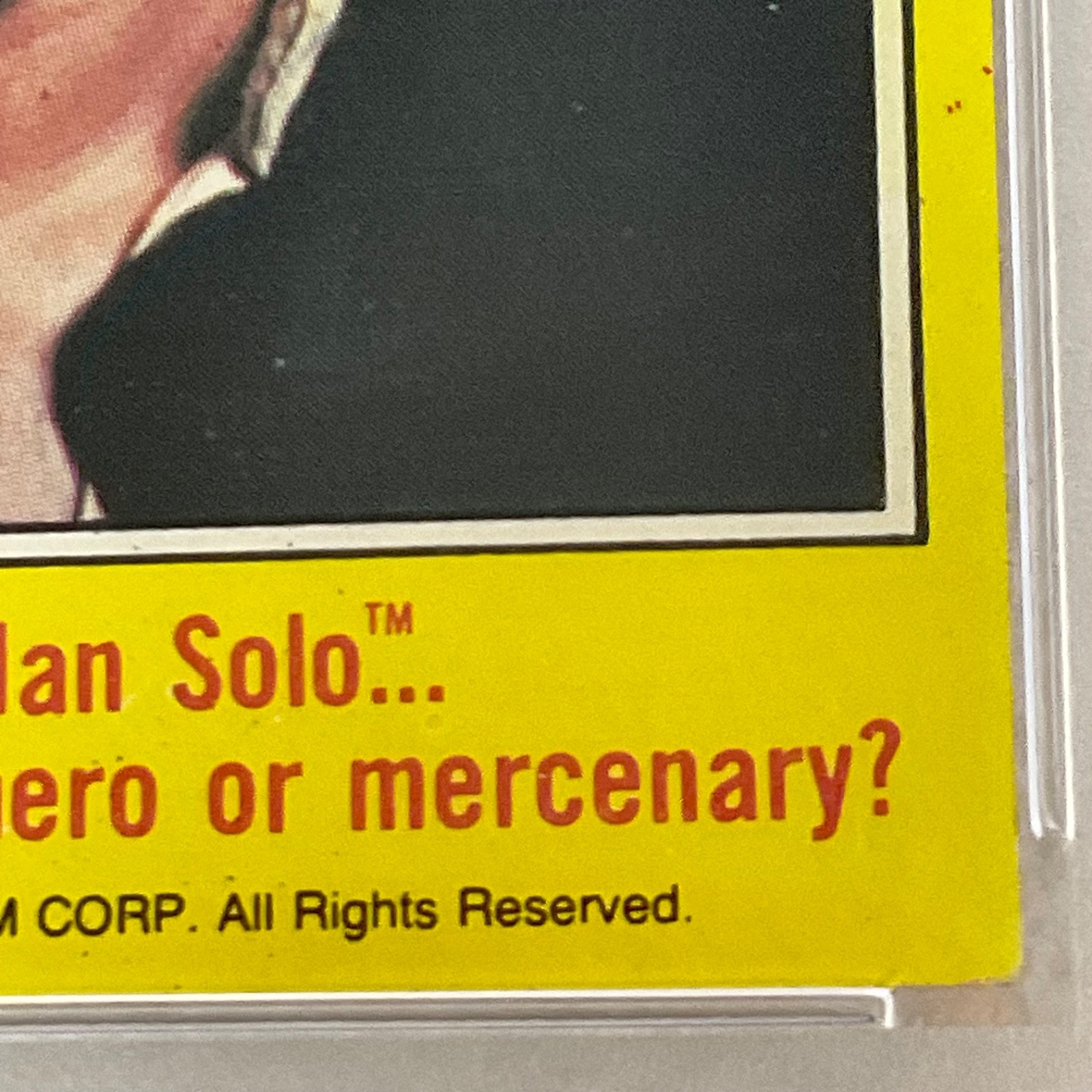 1977 Star Wars Han Solo Hero Or Mercenary #139 PSA 7 CERT#151033777 - Image 10