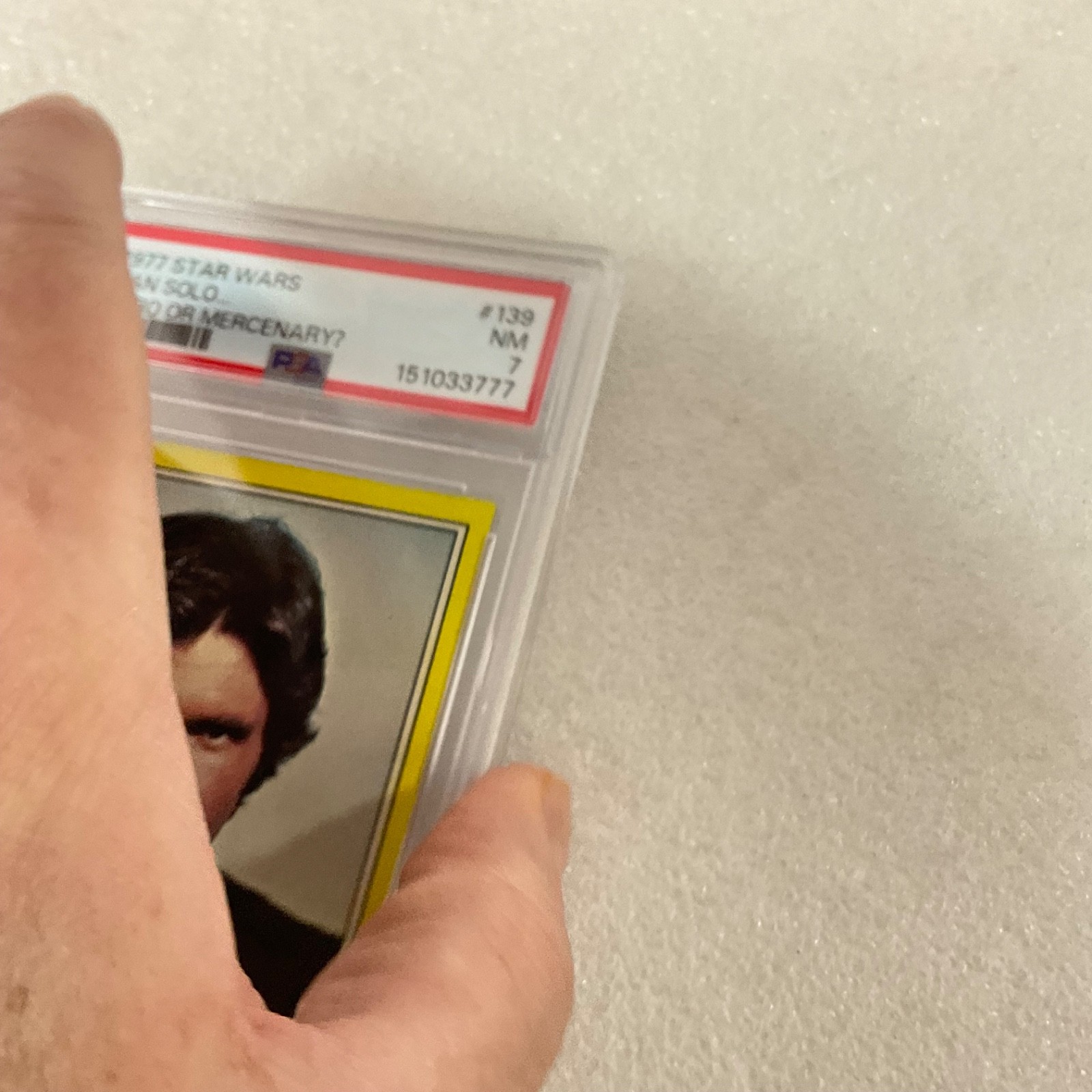 1977 Star Wars Han Solo Hero Or Mercenary #139 PSA 7 CERT#151033777 - Image 18