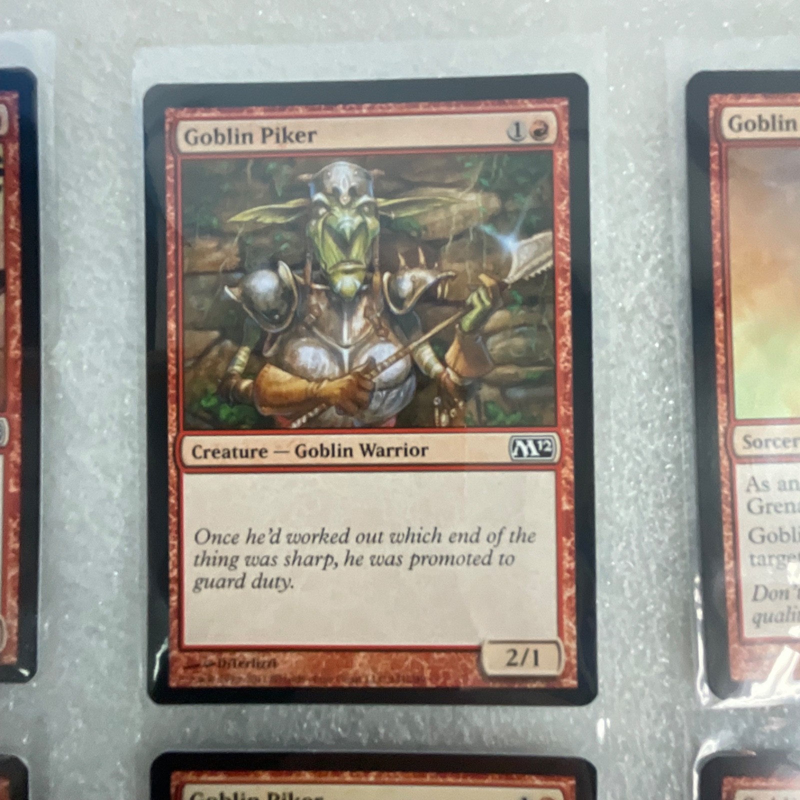 MTG 20 Card Red Lot M12 Goblin Grenade Incinerate Magic 2012 - Image 11