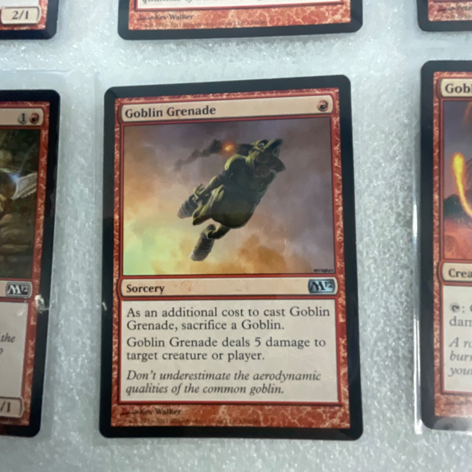 MTG 20 Card Red Lot M12 Goblin Grenade Incinerate Magic 2012 - Image 15
