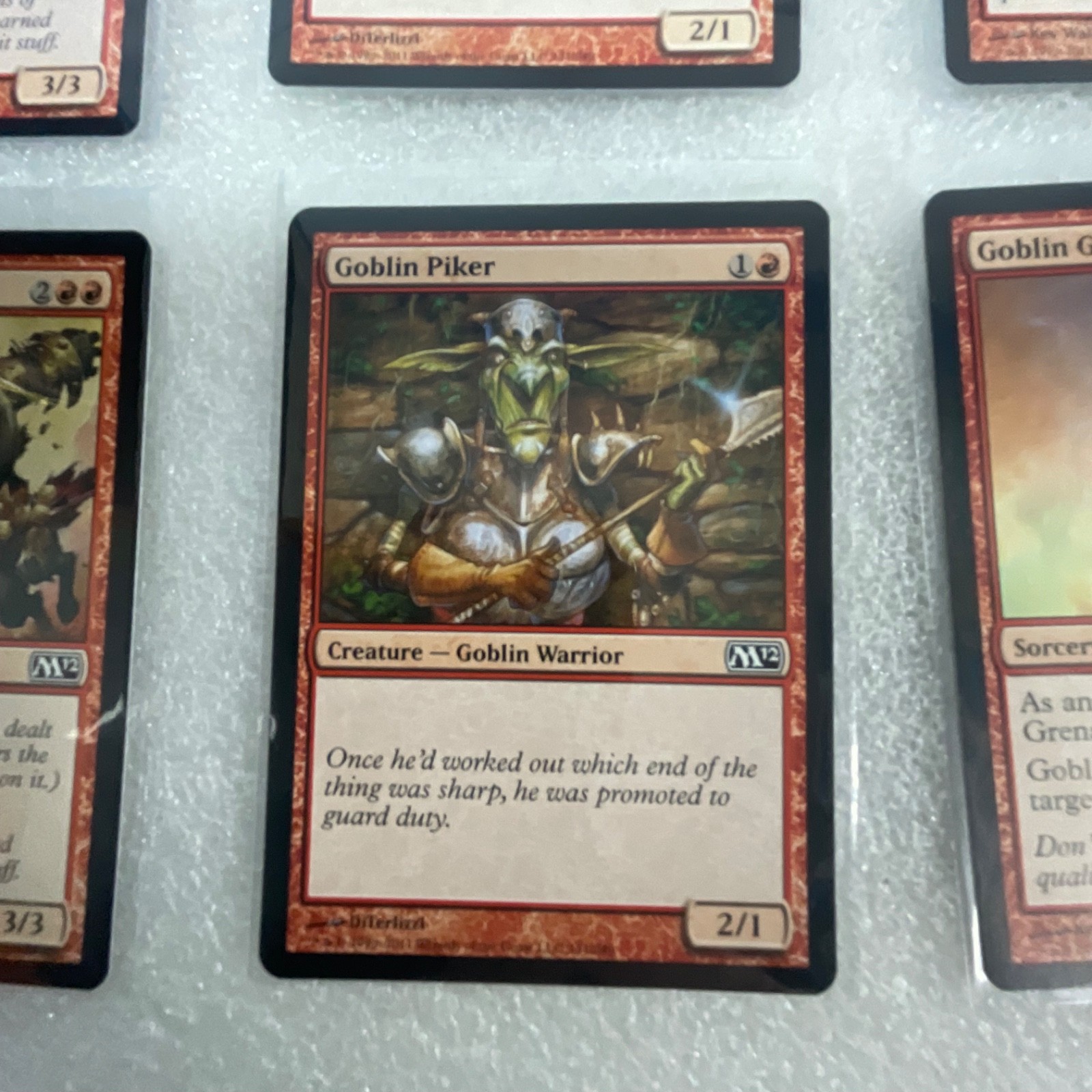 MTG 20 Card Red Lot M12 Goblin Grenade Incinerate Magic 2012 - Image 14