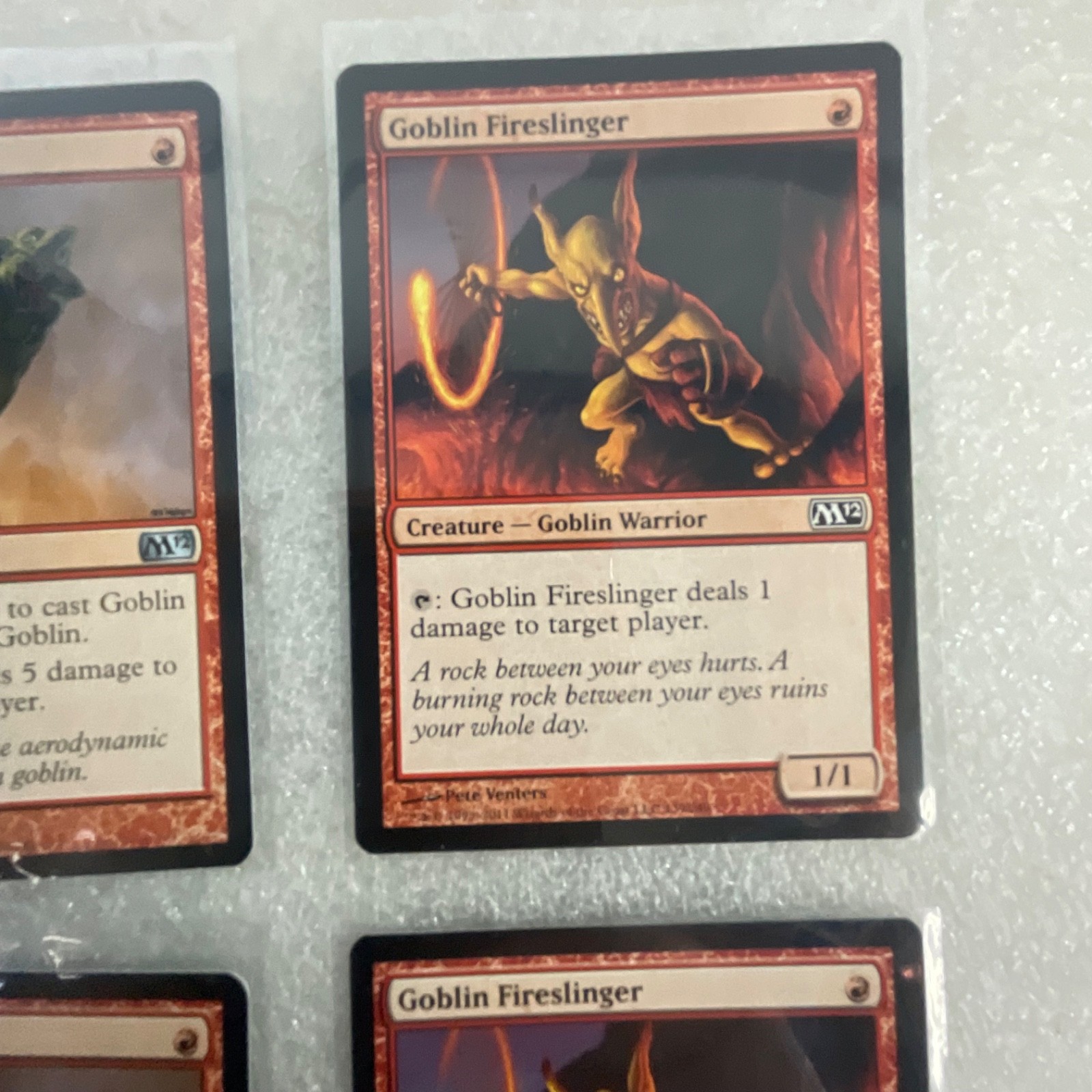 MTG 20 Card Red Lot M12 Goblin Grenade Incinerate Magic 2012 - Image 19