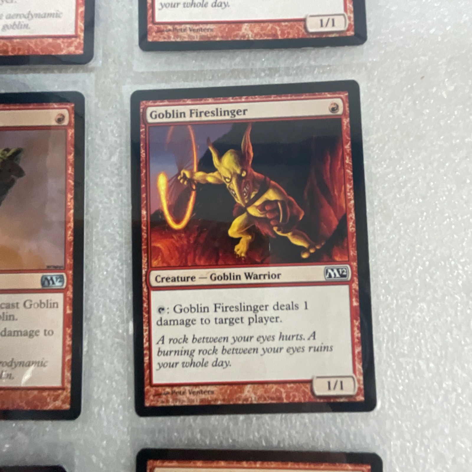 MTG 20 Card Red Lot M12 Goblin Grenade Incinerate Magic 2012 - Image 21