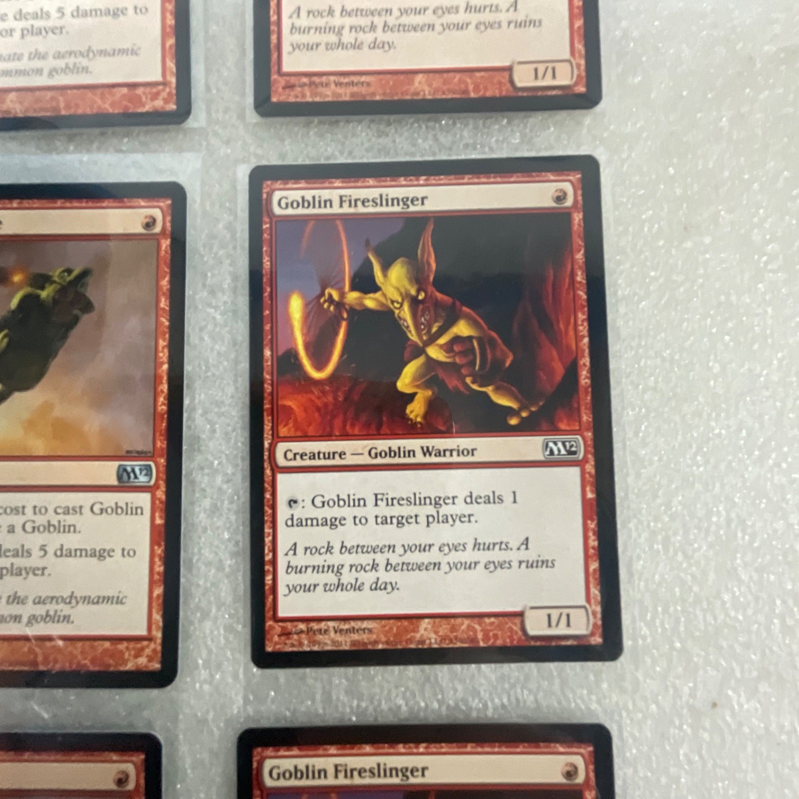 MTG 20 Card Red Lot M12 Goblin Grenade Incinerate Magic 2012 - Image 20