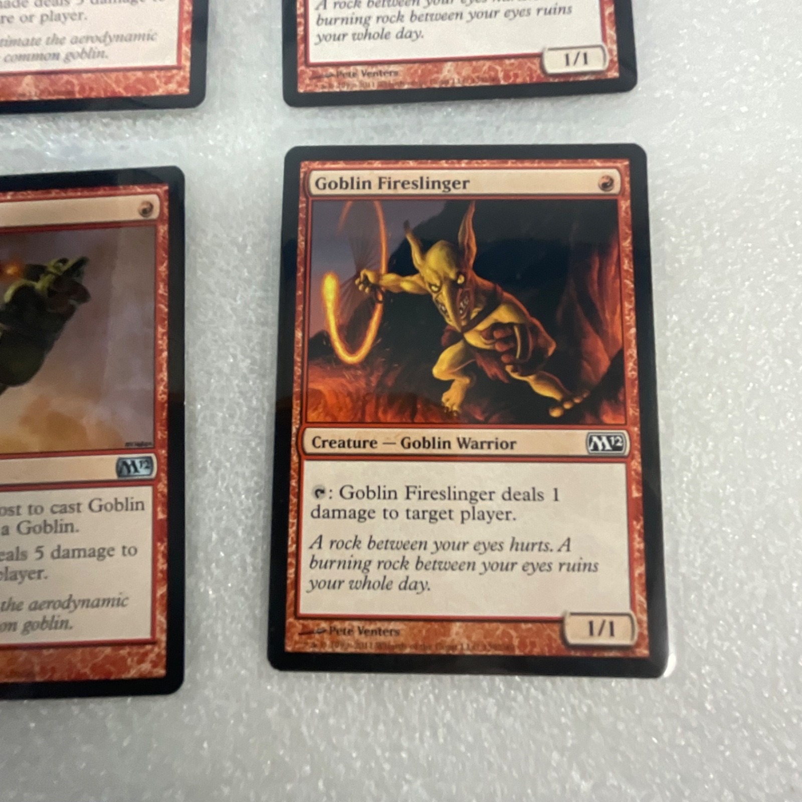 MTG 20 Card Red Lot M12 Goblin Grenade Incinerate Magic 2012 - Image 22