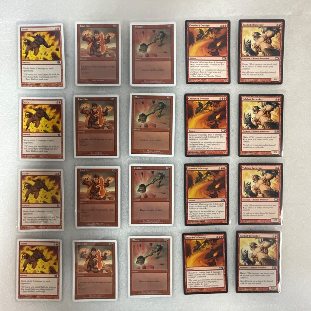 MTG 20 Card Red Lot Mixed 7ED 8ED M11 Chandra’s Outrage - Image 1