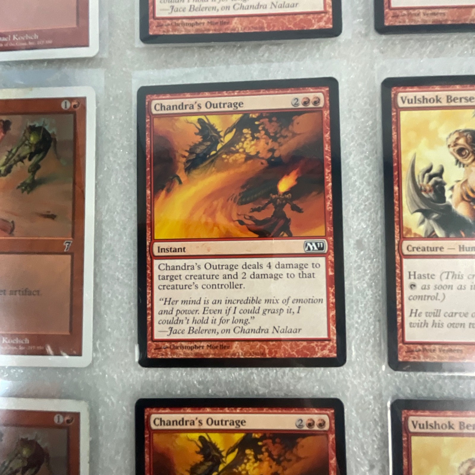 MTG 20 Card Red Lot Mixed 7ED 8ED M11 Chandra’s Outrage - Image 17