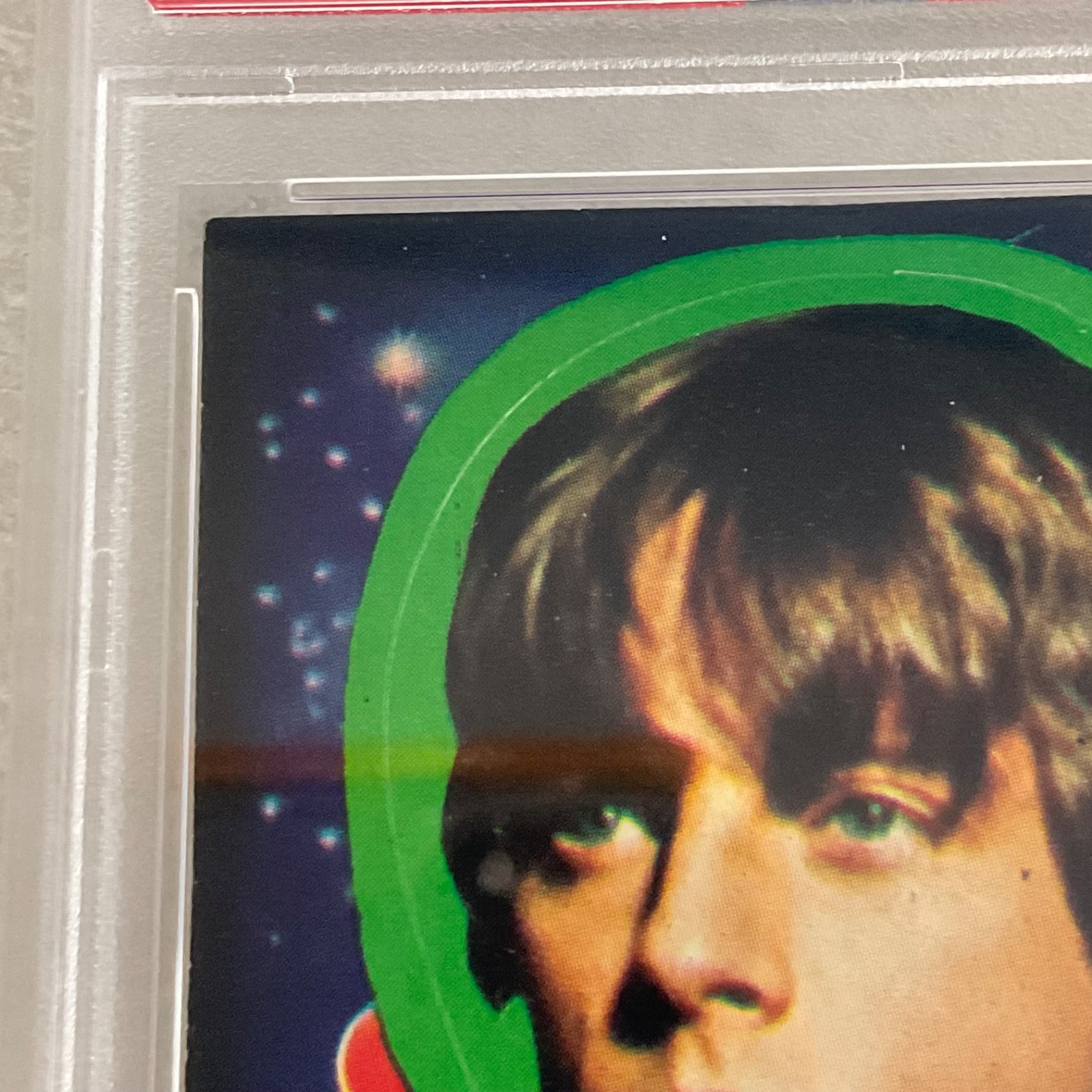Star Wars 1977 Luke Skywalker Sticker Card #1 PSA 4 CERT#76640516 - Image 4