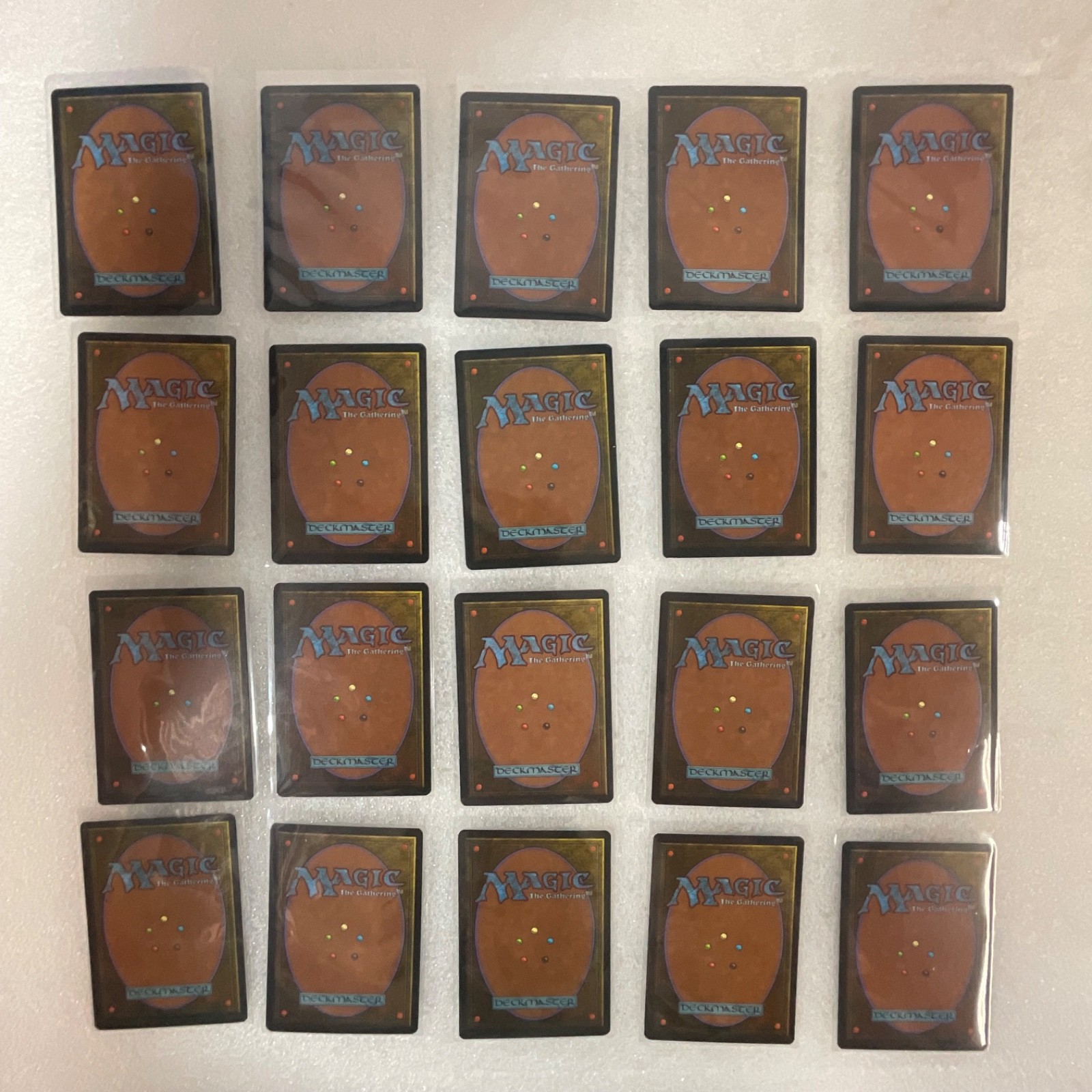 MTG 20 Card Green Lot Revised 3ED Llanowar Elves War Mammoth - Image 2