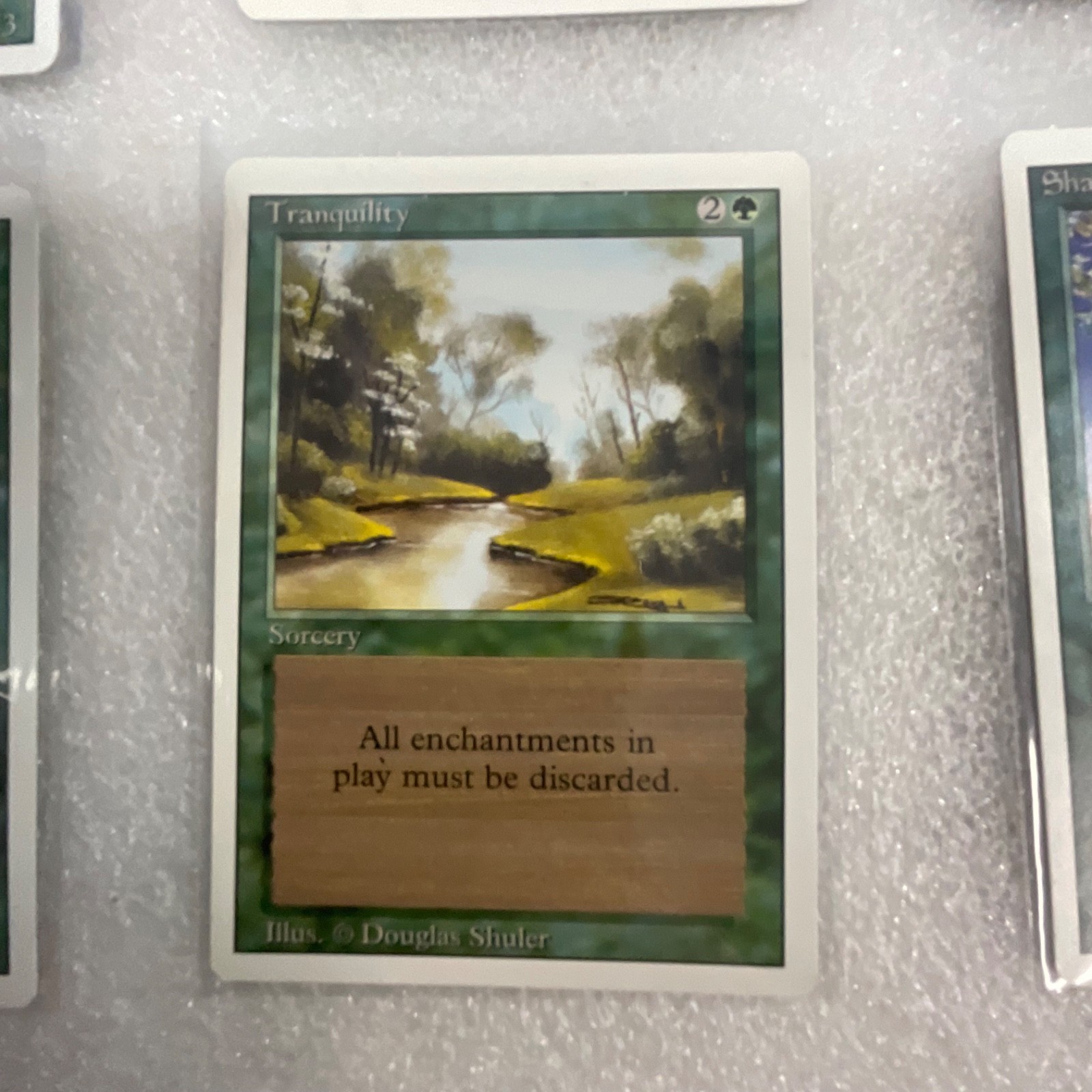 MTG 20 Card Green Lot Revised 3ED Llanowar Elves War Mammoth - Image 7