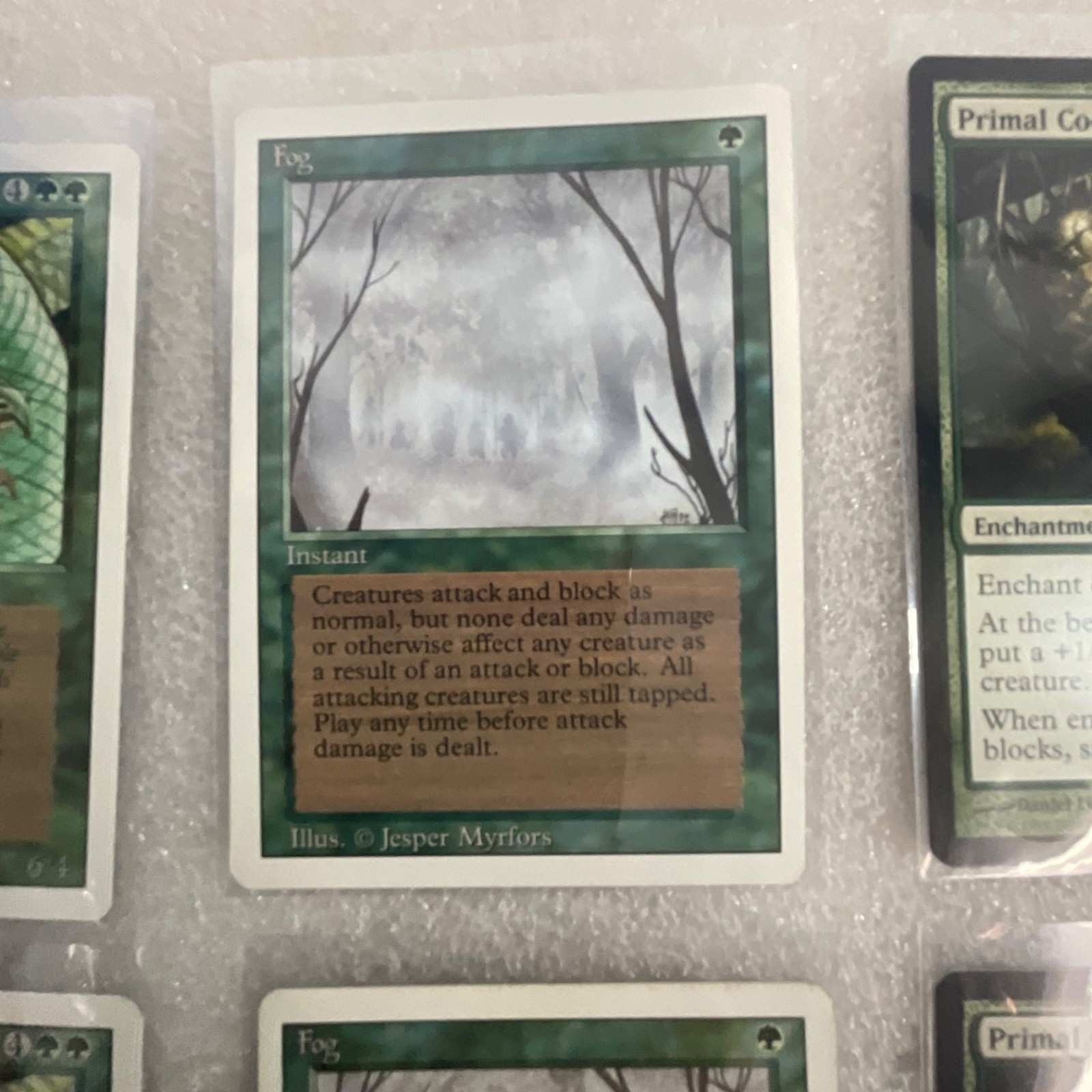MTG 20 Card Green Lot Revised & M11 Giant Growth Craw Wurm Mixed - Image 11
